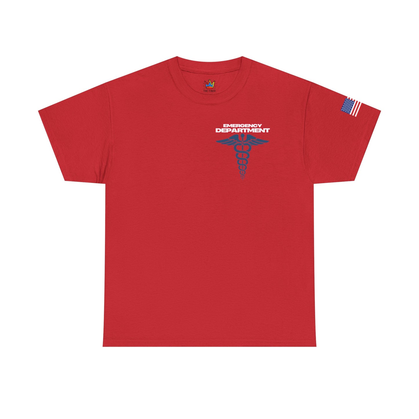 Patriotic Emergency Department T shirt gift for healthcare worker American flag star of life ED t-shirt