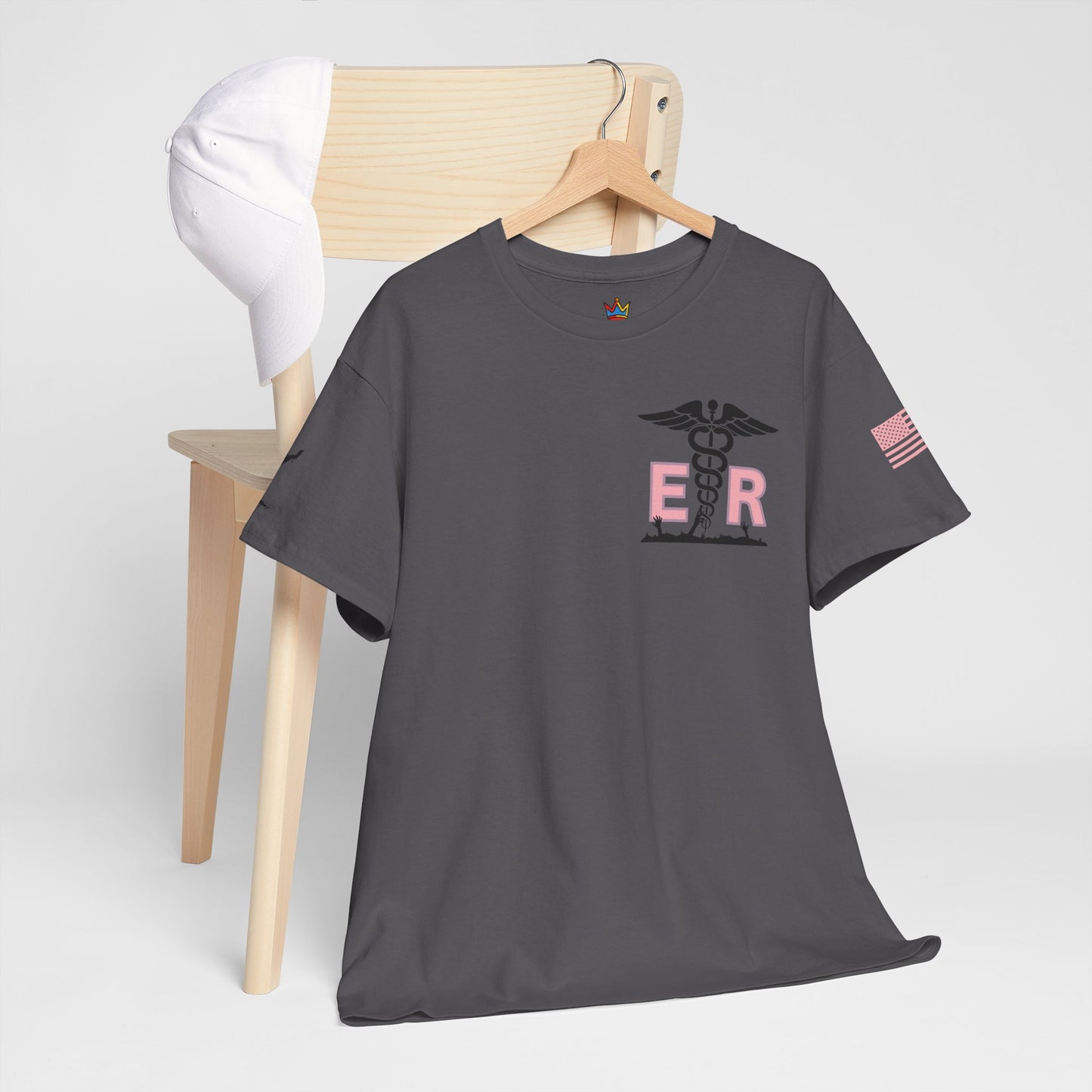 ER Halloween strawberry moon Night of the Living Dead t shirt Unisex Heavy Cotton Tee