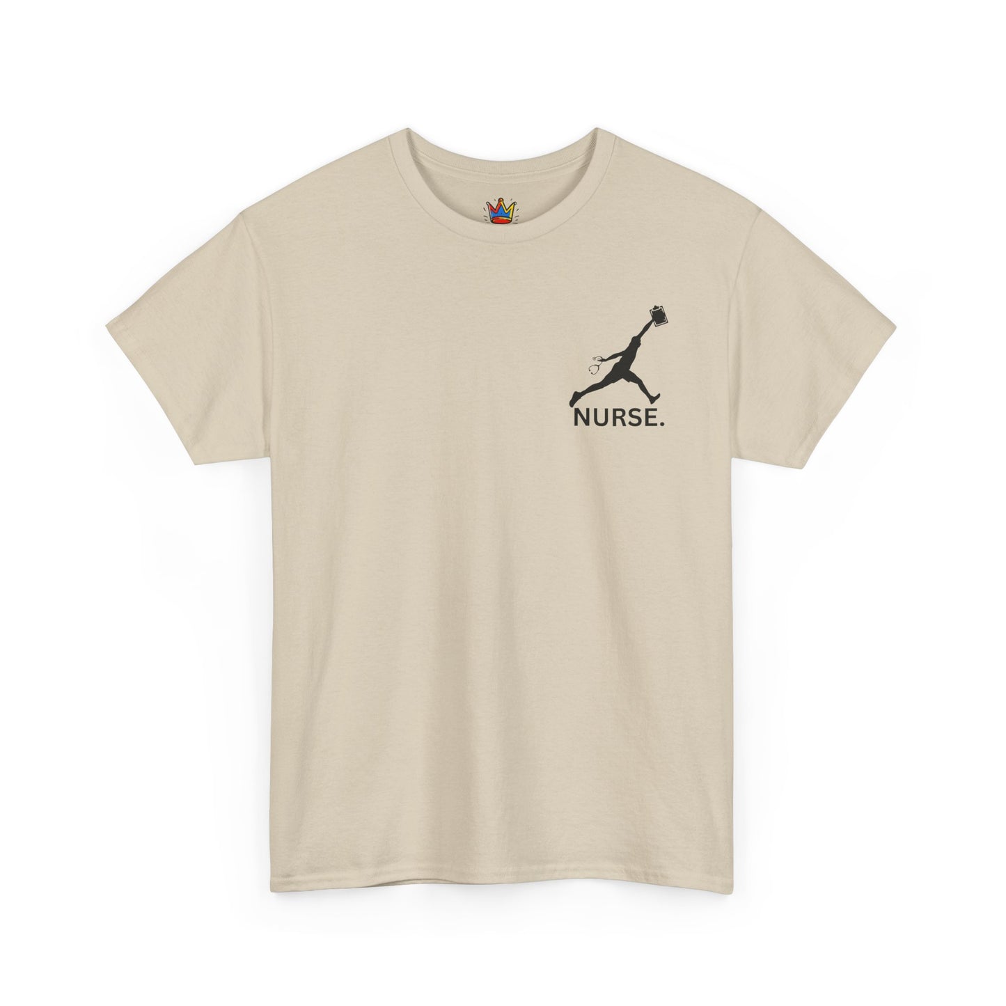 Jumpman Nurse T Shirt Bold Multicolor Athletic Nurse Shirt, Unisex Heavy Cotton Tee, Nursing Graduation Gift, RN Medical Staff Shirt