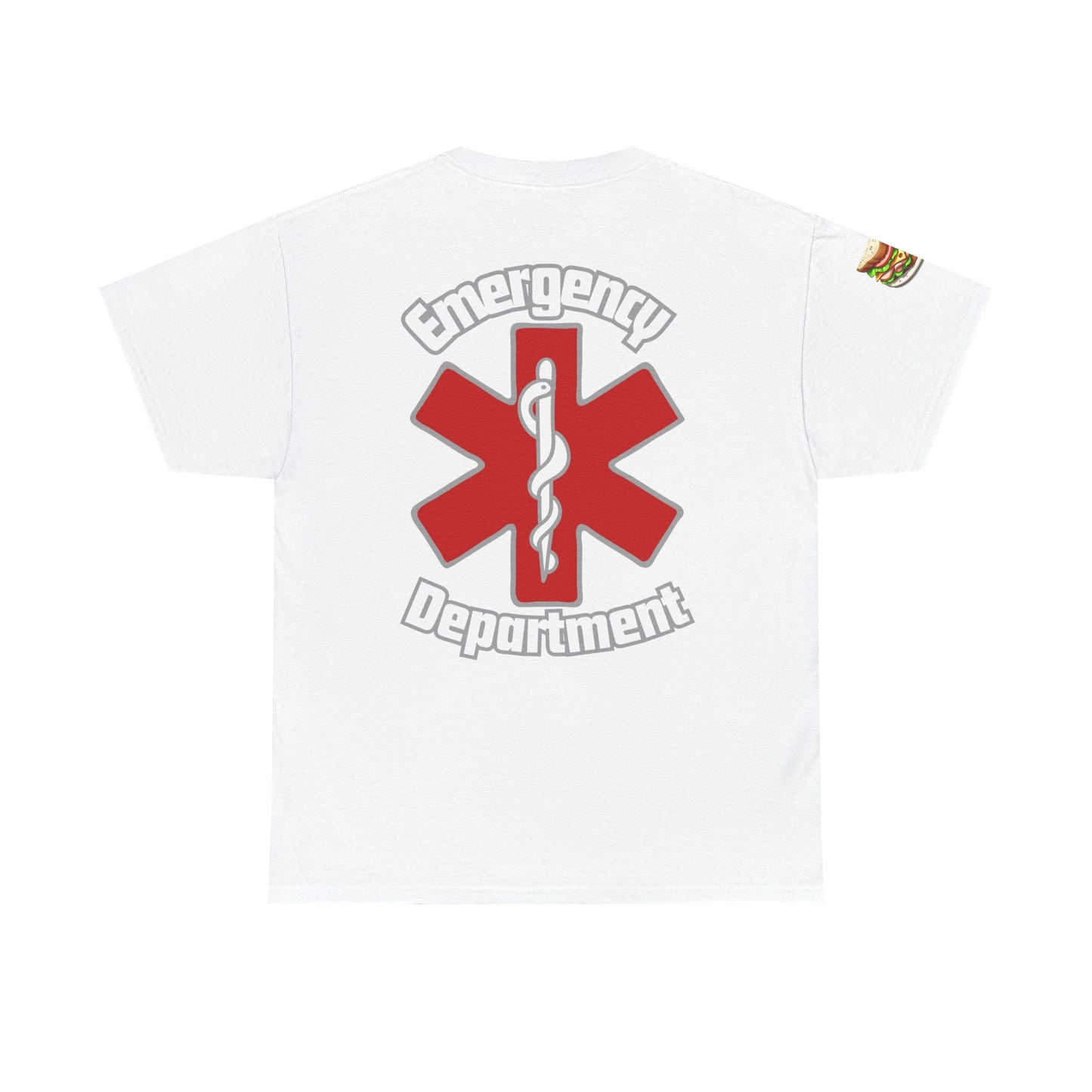 ER humor tee: Hi! Ask me about our turkey sandwiches