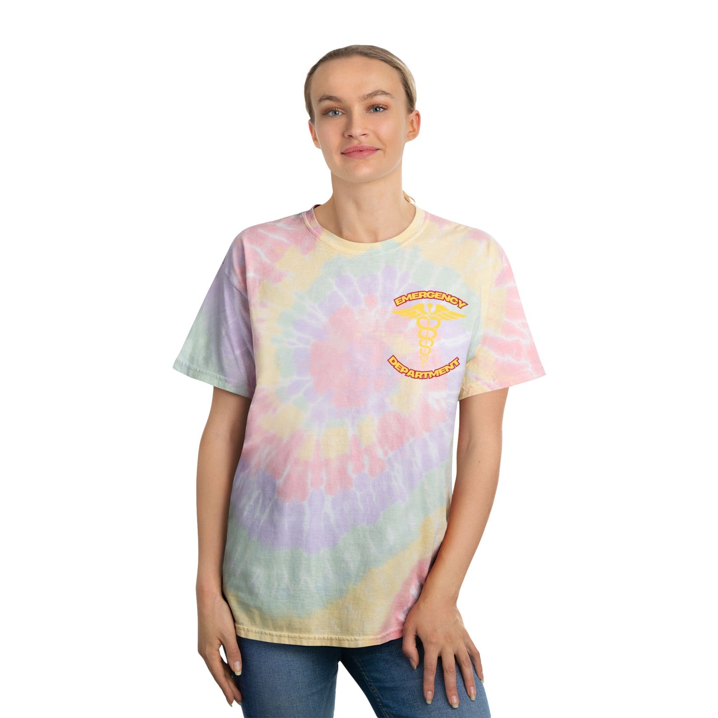 Summer time emergency department Tie-Dye Tee, Spiral