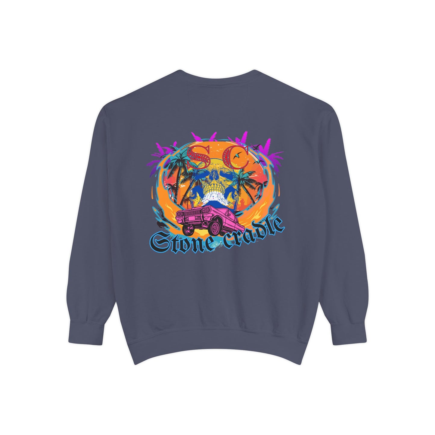 Unisex Garment-Dyed stone cradle sweat shirt