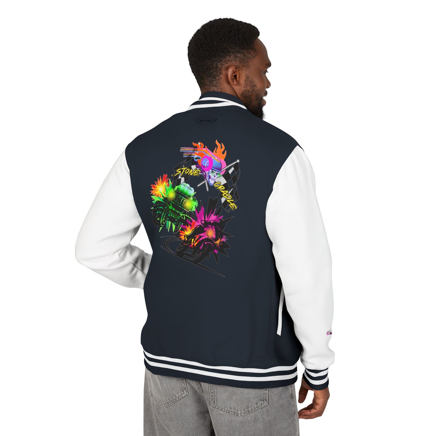 Unisex Heavyweight Letterman Jacket (Stone Cradle)