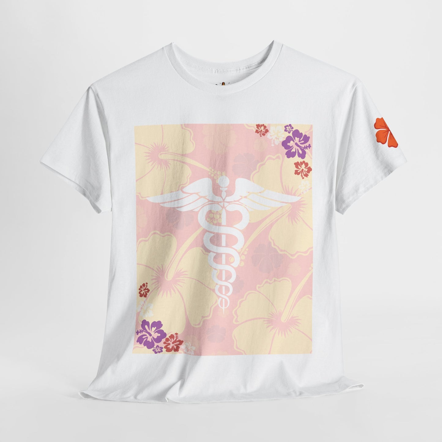 Hawaiian healthcare worker t shirt summer gift for healthcare heroes Unisex Heavy Cotton Tee