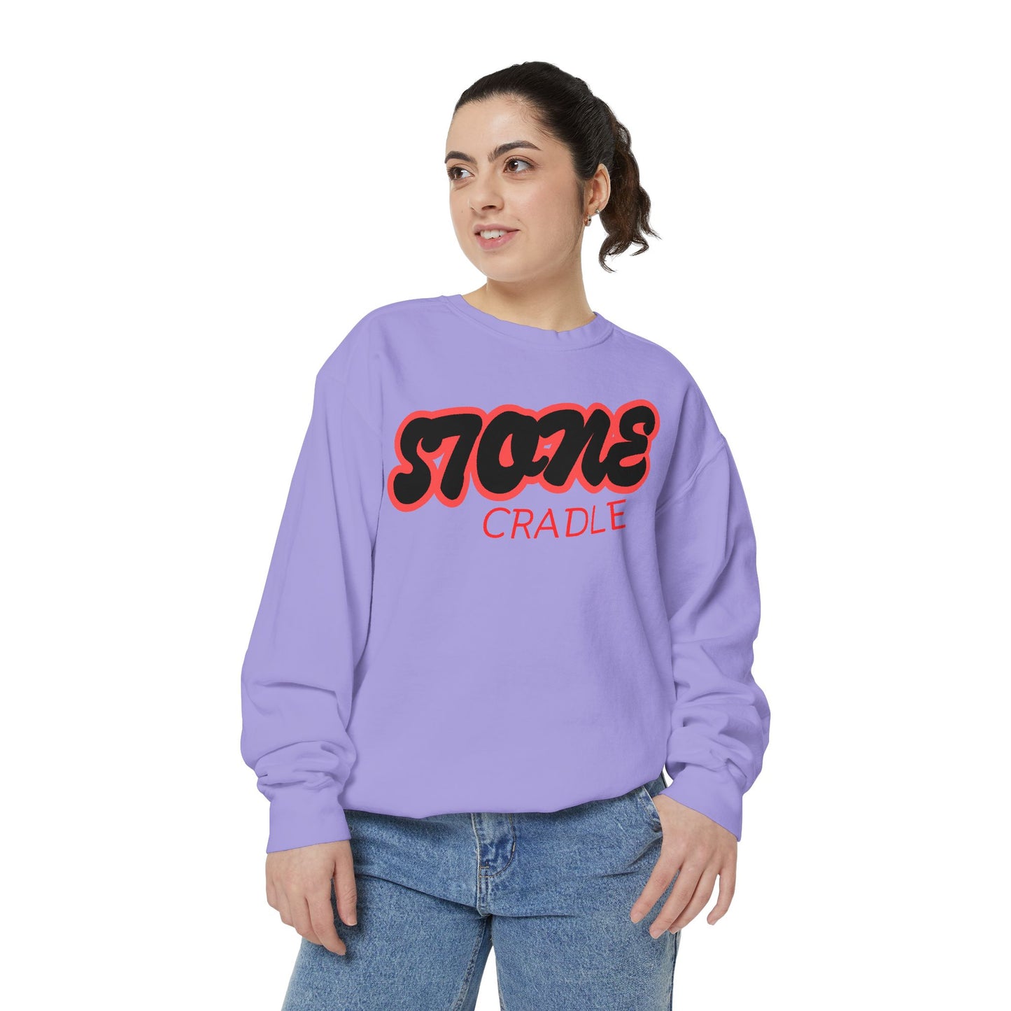Unisex Garment-Dyed stone cradle sweat shirt