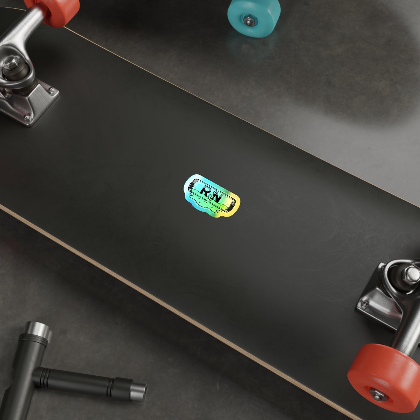Holographic Die-cut RN Ooze Sticker