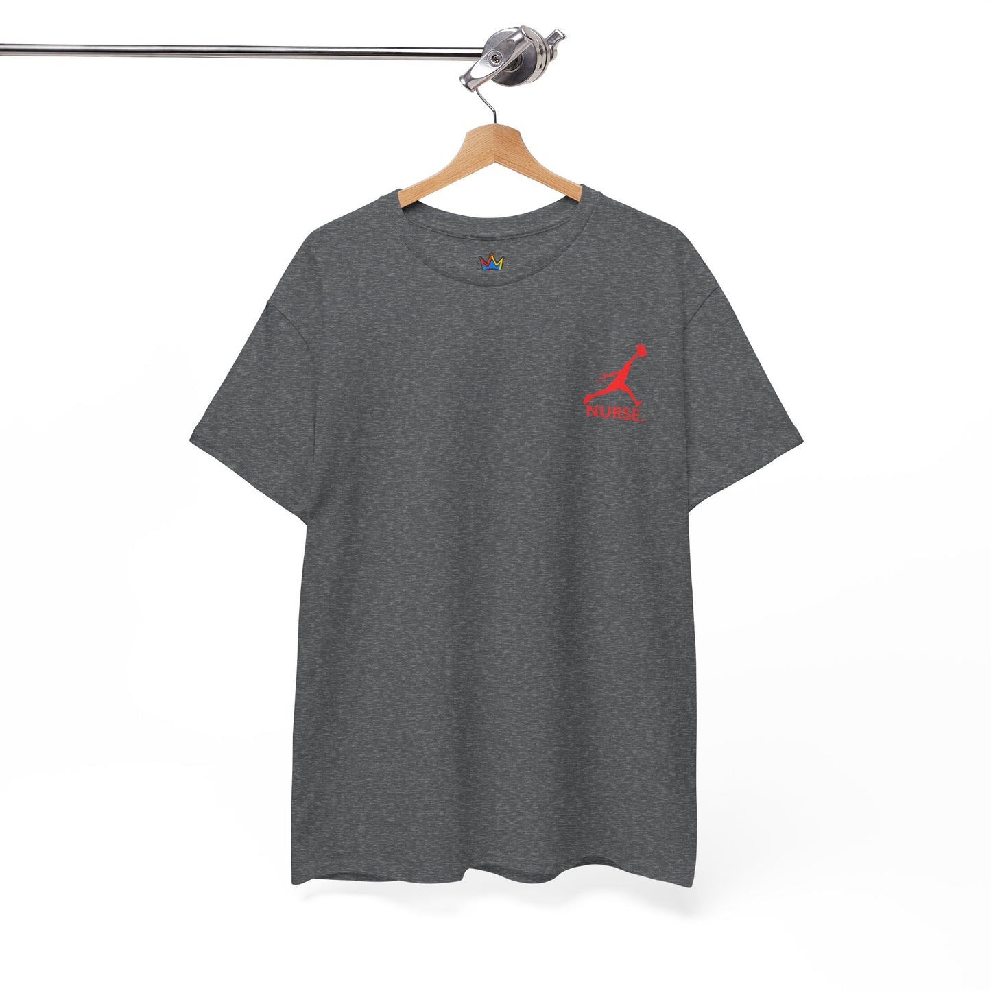 Nursing jumpman t shirt gift nurses week sporty nurse gift Unisex Heavy Cotton Tee