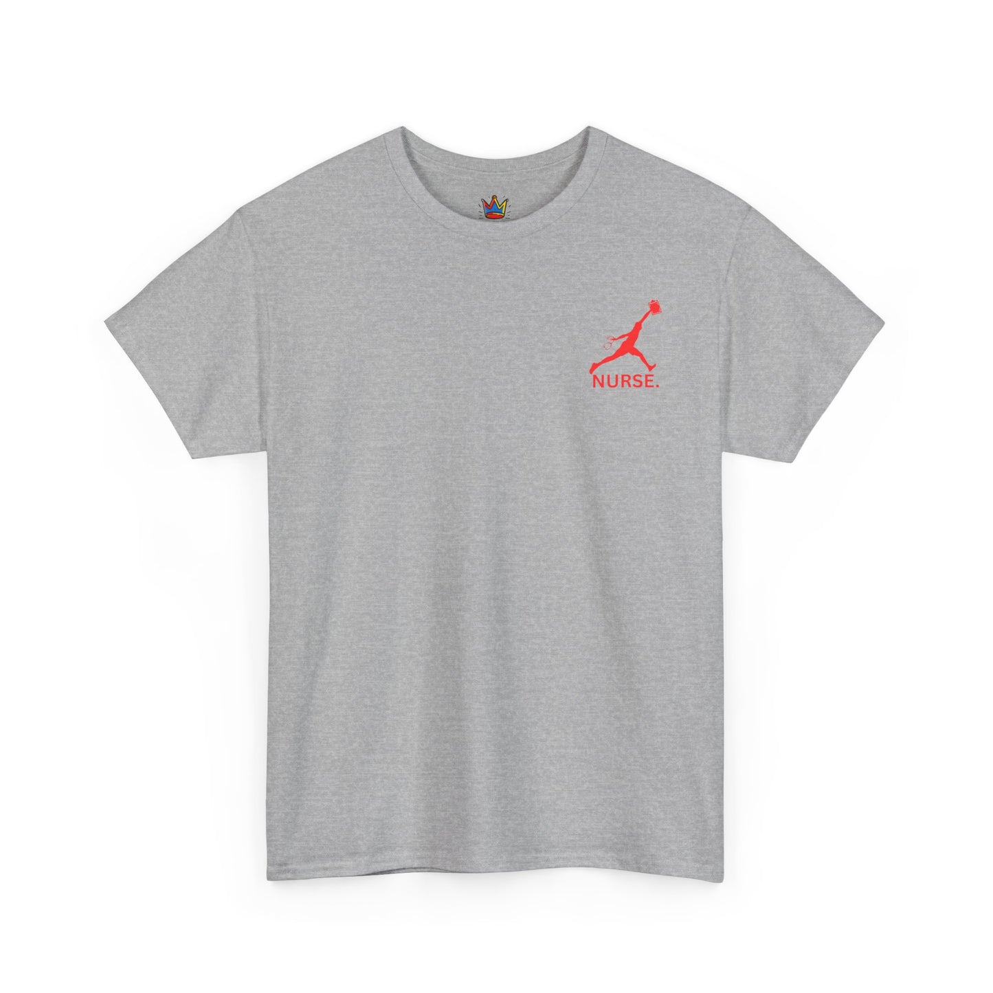 Nursing jumpman t shirt gift nurses week sporty nurse gift Unisex Heavy Cotton Tee