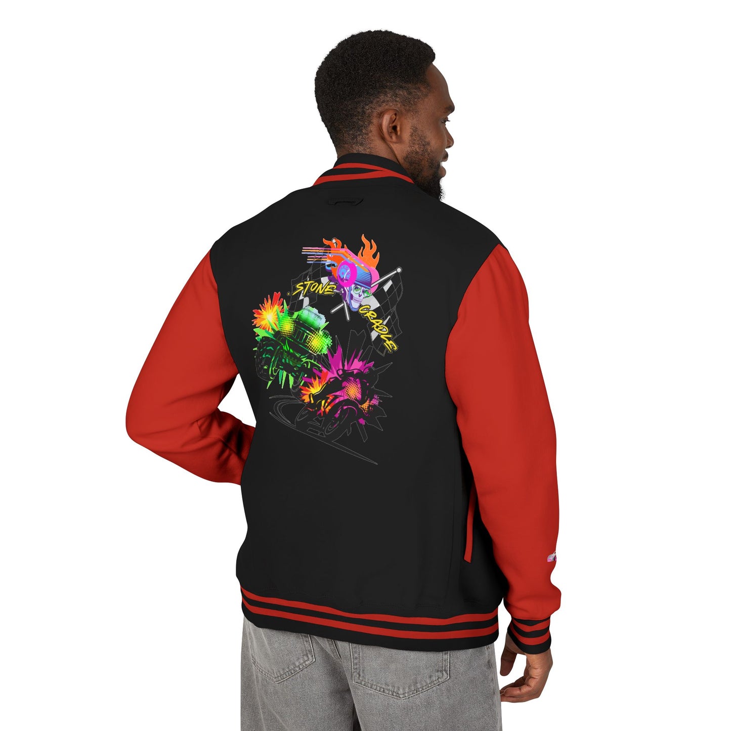 Unisex Heavyweight Letterman Jacket (Stone Cradle)