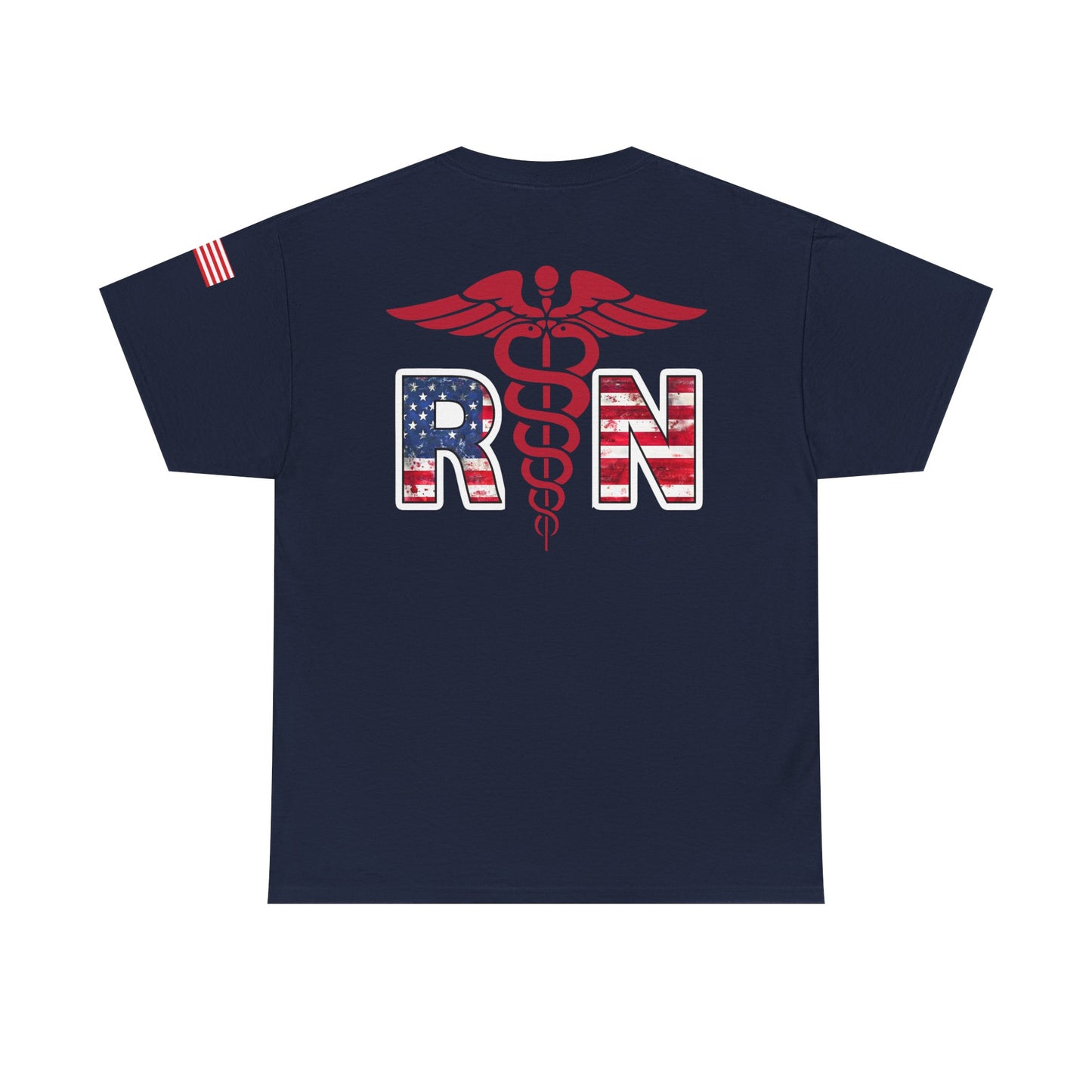 Patriotic nursing gift t shirt Unisex Heavy Cotton Tee