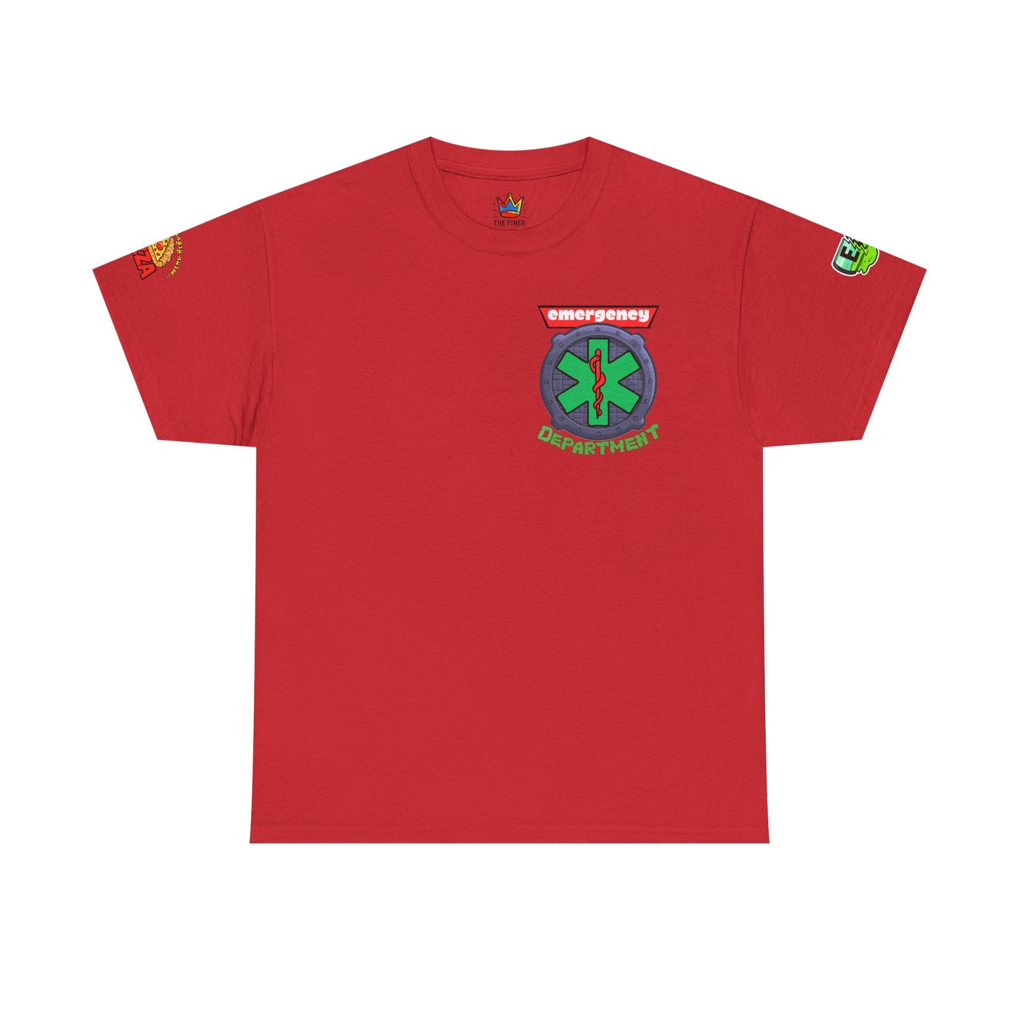 ER staff tee shirt nostalgic turtle power pizza time