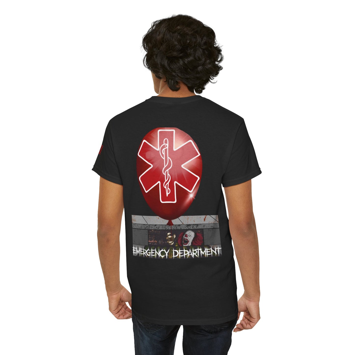 ER halloween clown t shirt Unisex Heavy Cotton Tee