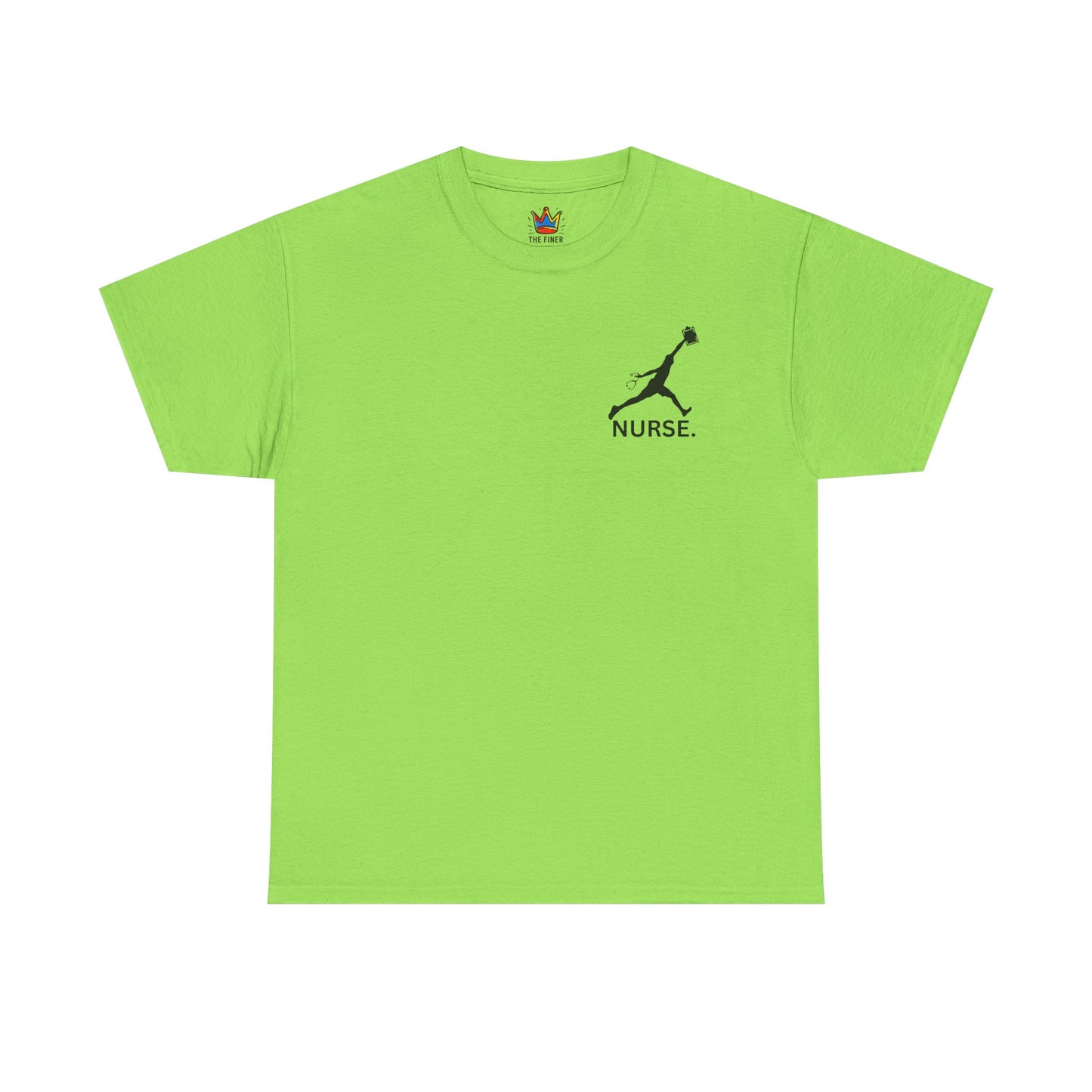 Jumpman Nurse T Shirt Bold Multicolor Athletic Nurse Shirt, Unisex Heavy Cotton Tee, Nursing Graduation Gift, RN Medical Staff Shirt