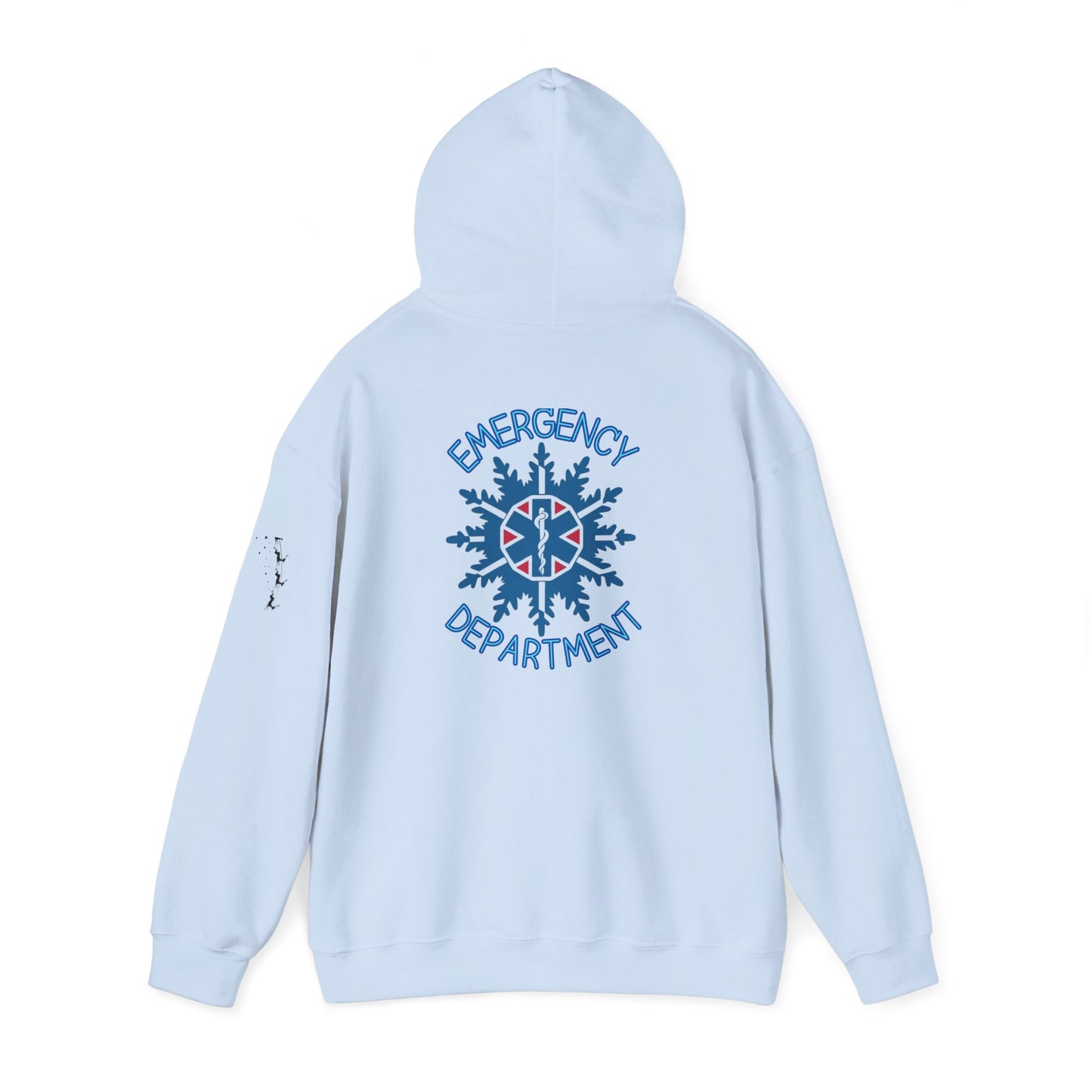 Holiday snowflake emergency department Unisex Heavy Blend™ Hooded Sweatshirt