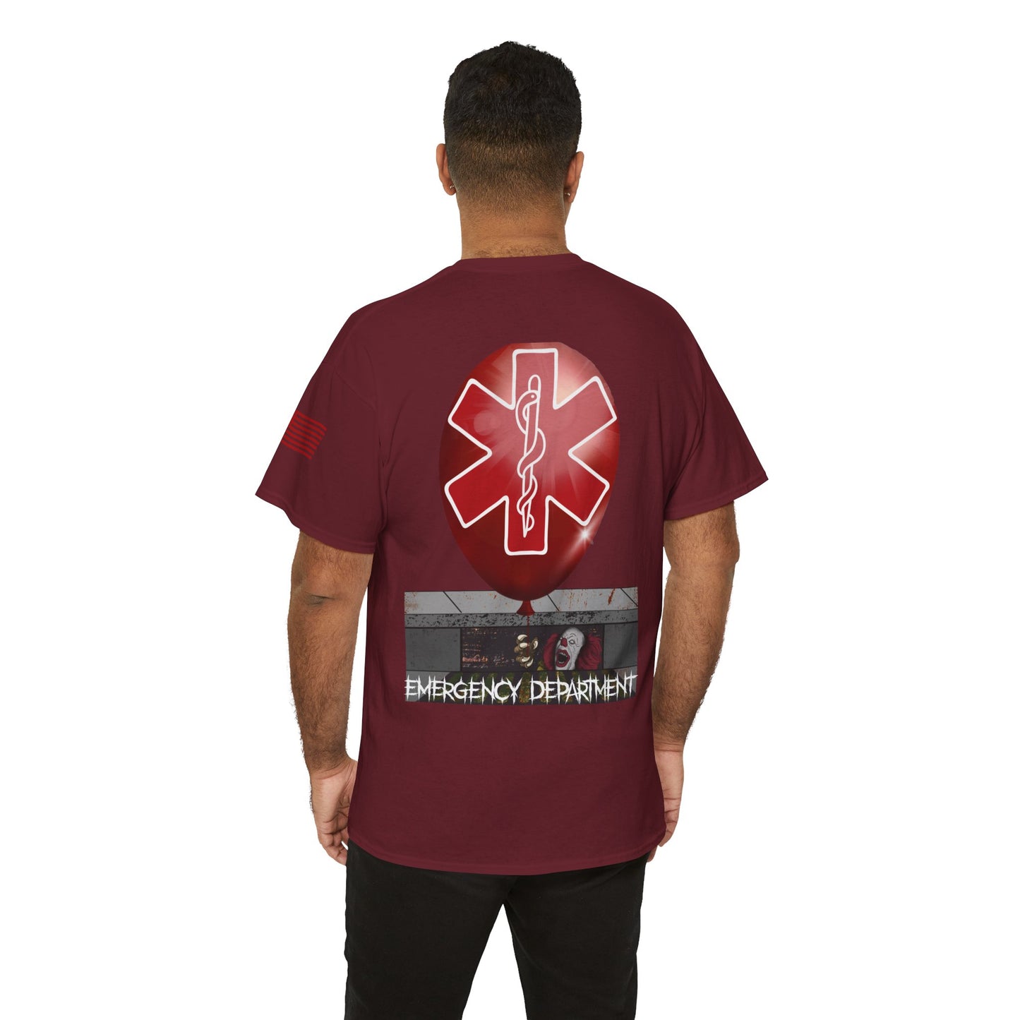 ER halloween clown t shirt Unisex Heavy Cotton Tee