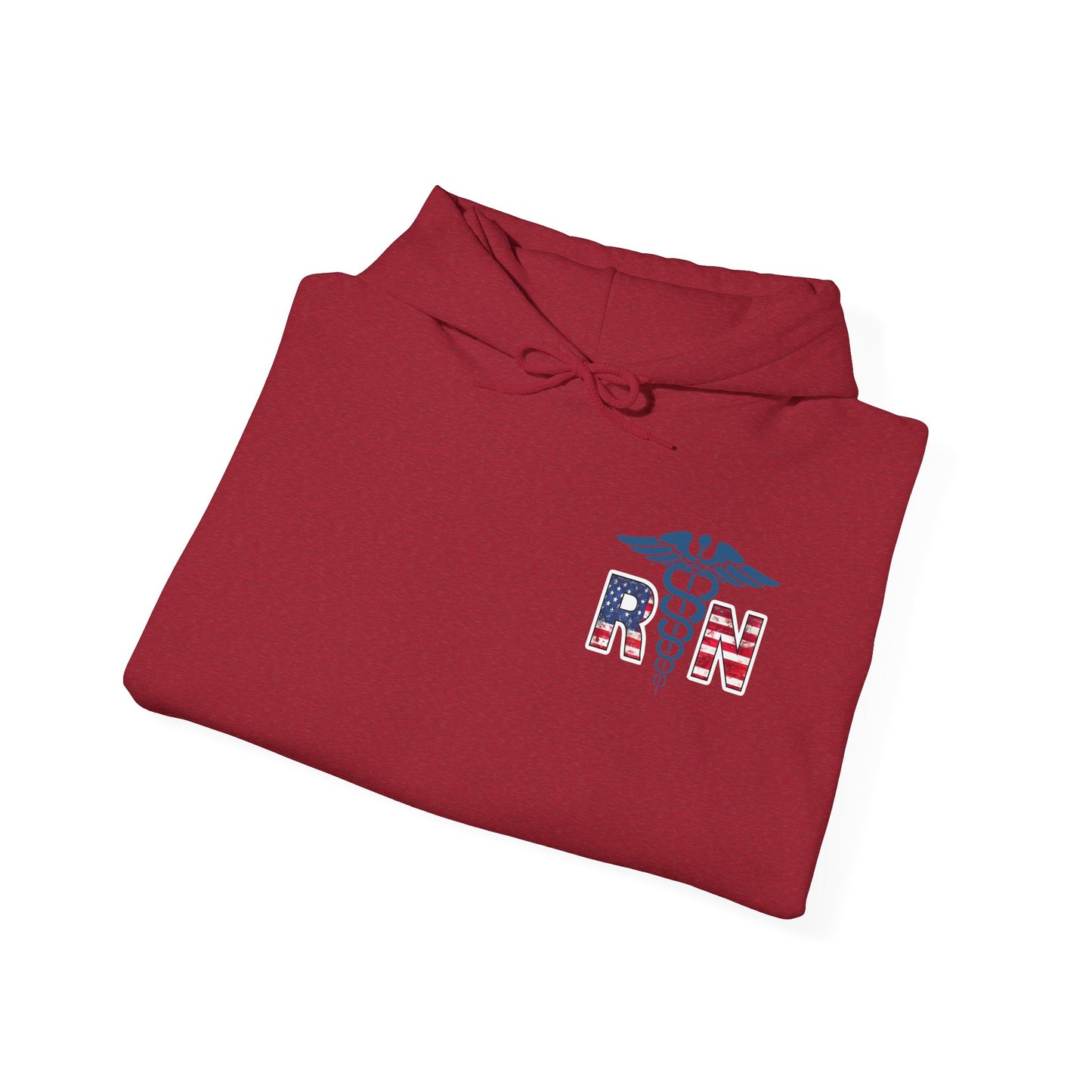 Patriotic RN Hoodie Independence Day gift for nurse Unisex Heavy Blend™ Hooded Sweatshirt