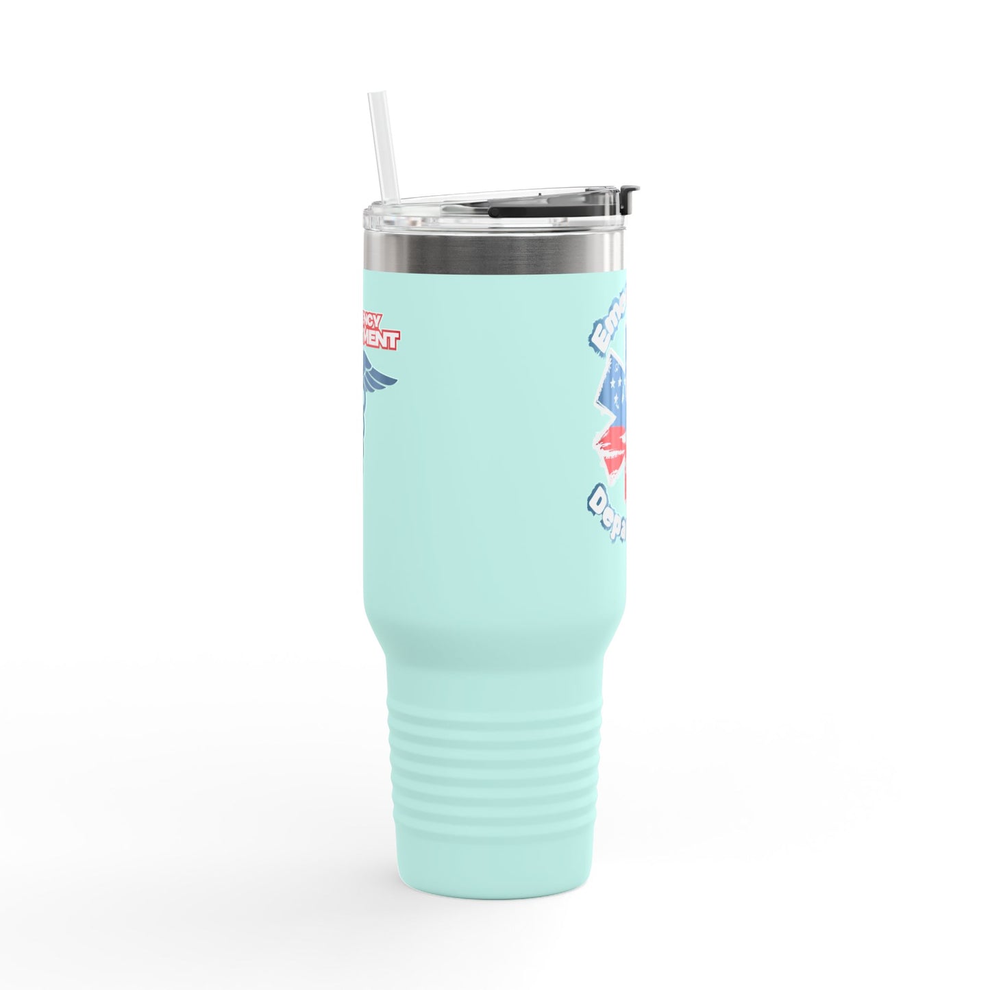 Patriotic Emergency Department Star of Life Insulated Travel Mug, 40oz gift