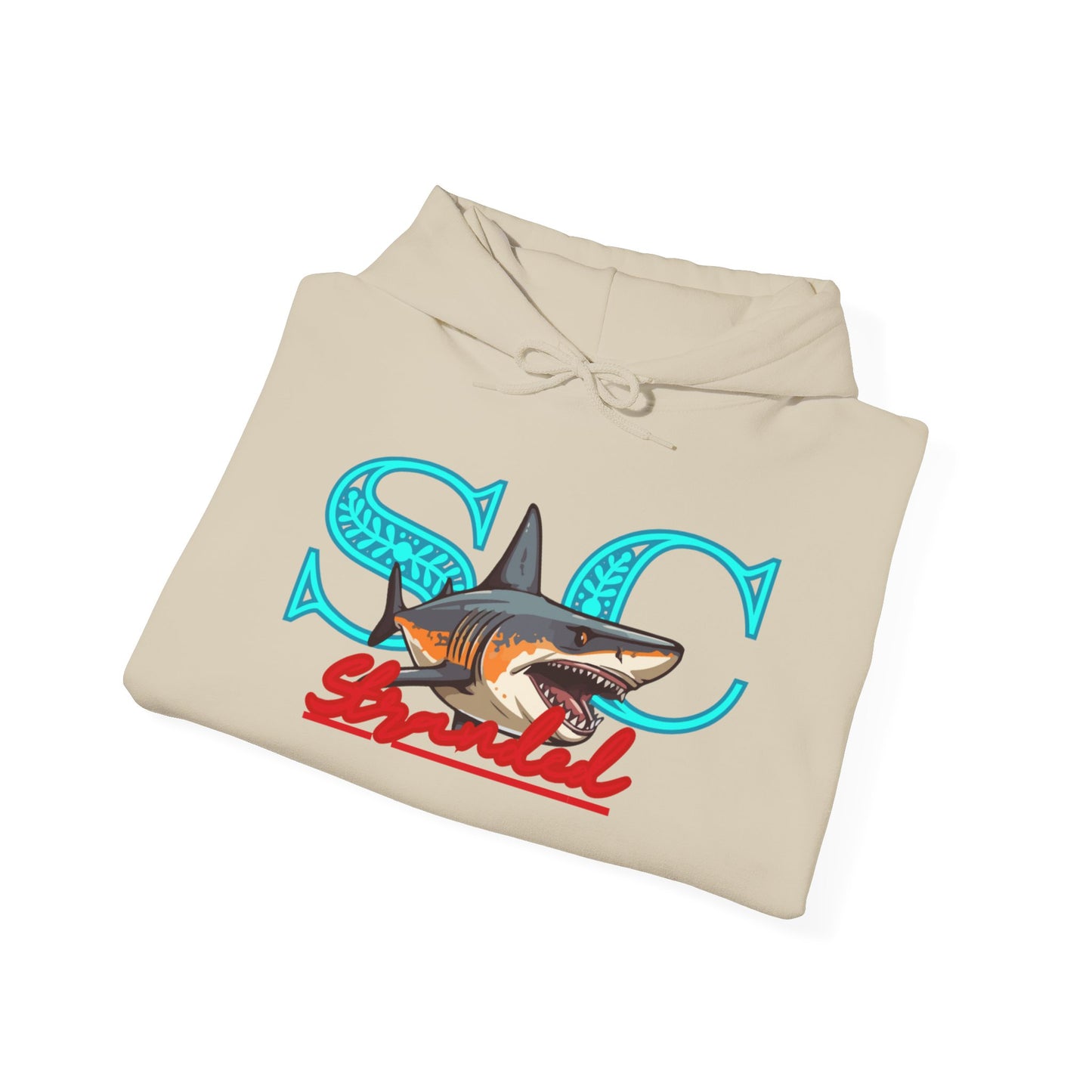 Hooded sweat shirt (stone cradle) stranded line
