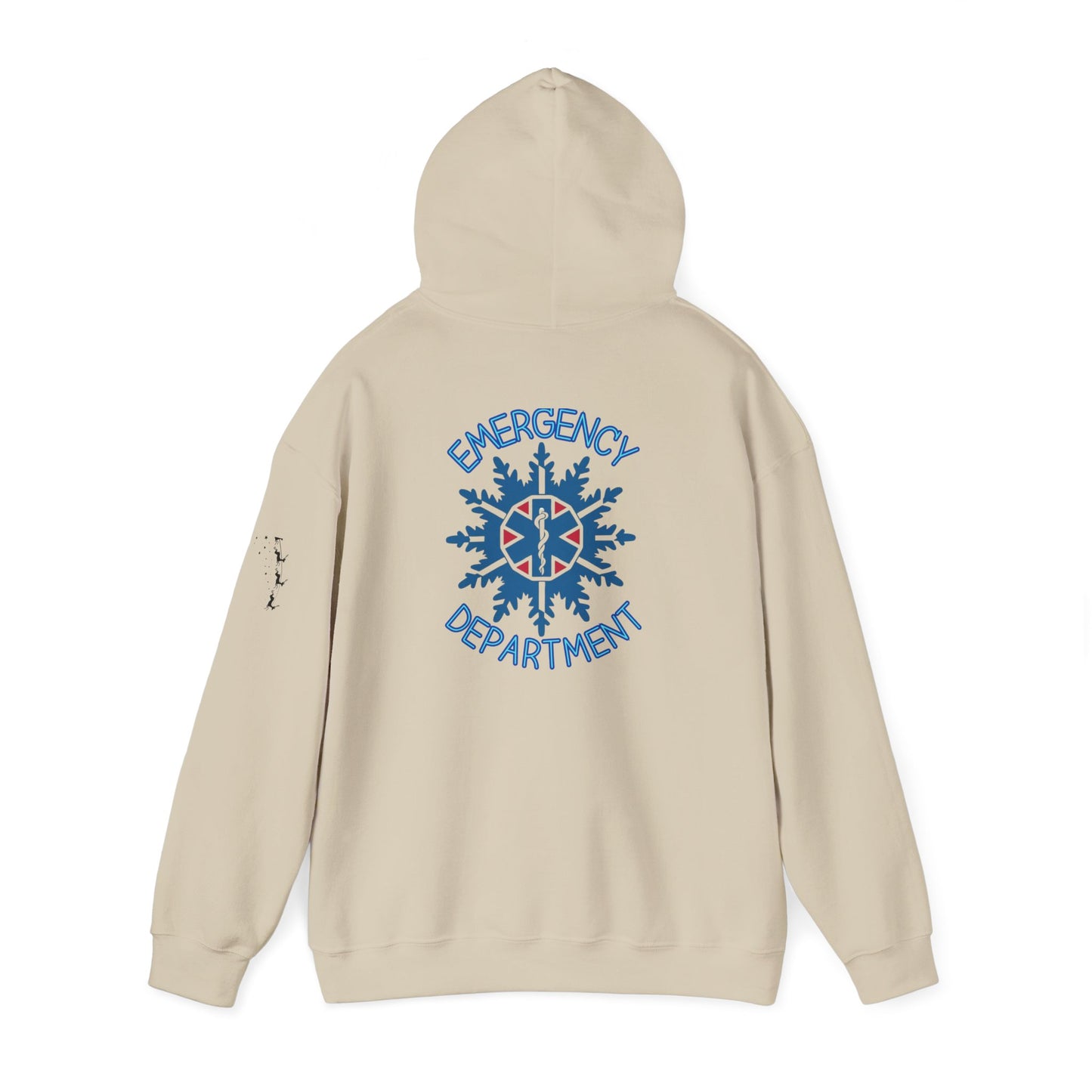 Holiday snowflake emergency department Unisex Heavy Blend™ Hooded Sweatshirt