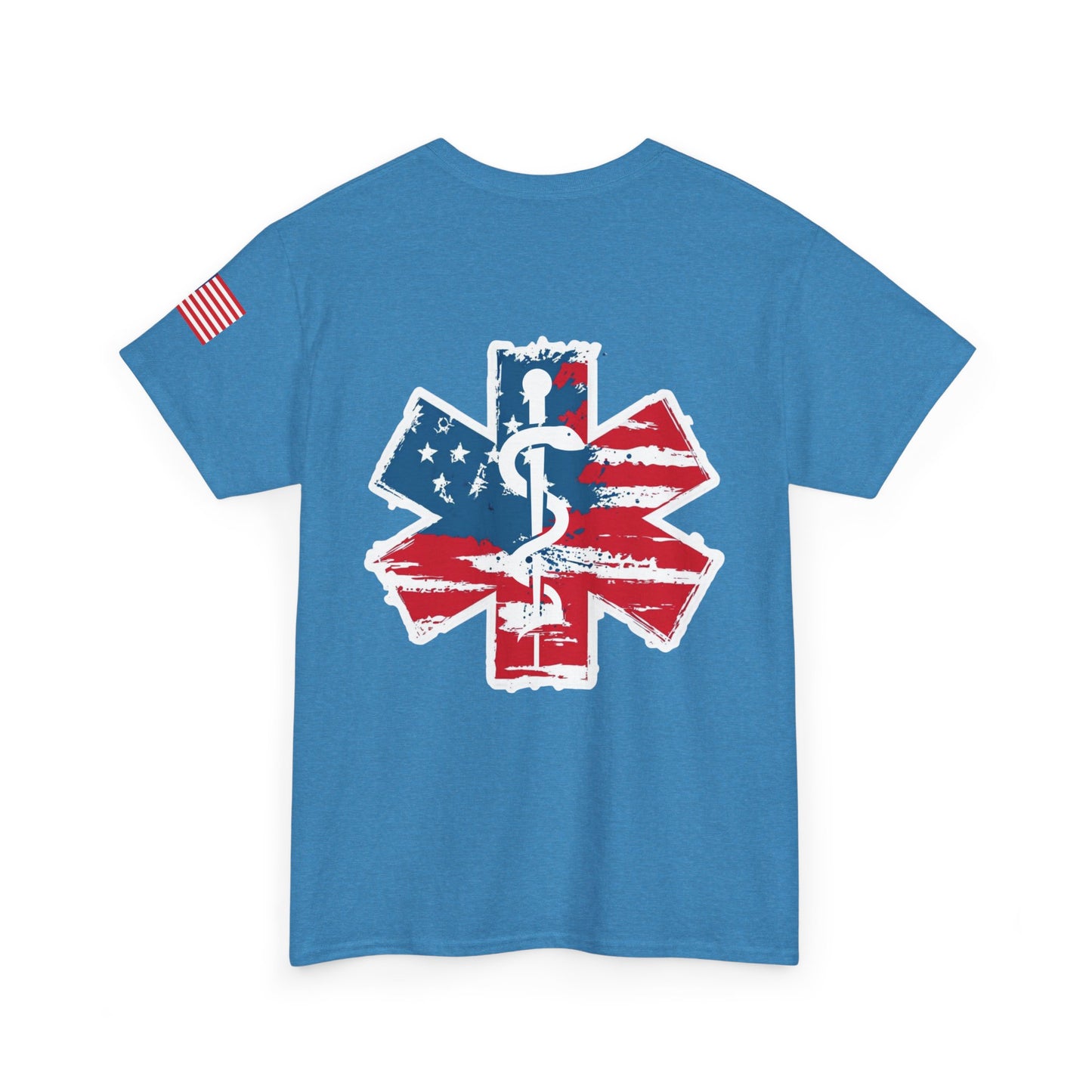 Patriotic healthcare worker t shirt Independence Day gift for healthcare worker Unisex Heavy Cotton Tee