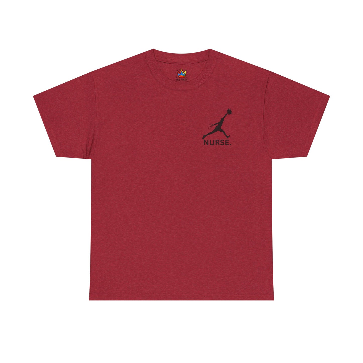 Jumpman Nurse T Shirt Bold Multicolor Athletic Nurse Shirt, Unisex Heavy Cotton Tee, Nursing Graduation Gift, RN Medical Staff Shirt