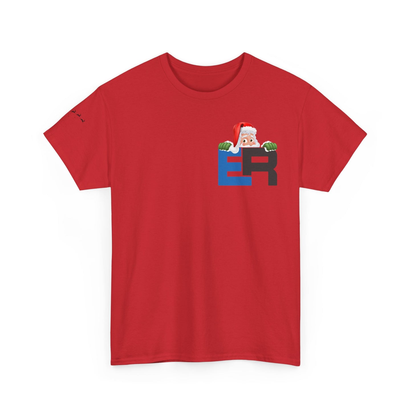 Emergency Room Christmas Unisex Tee - Santa Snowflakes Holiday Cheer Shirt, ER Nurse Doctor Gift, Xmas Medical Staff Apparel, Holiday Season