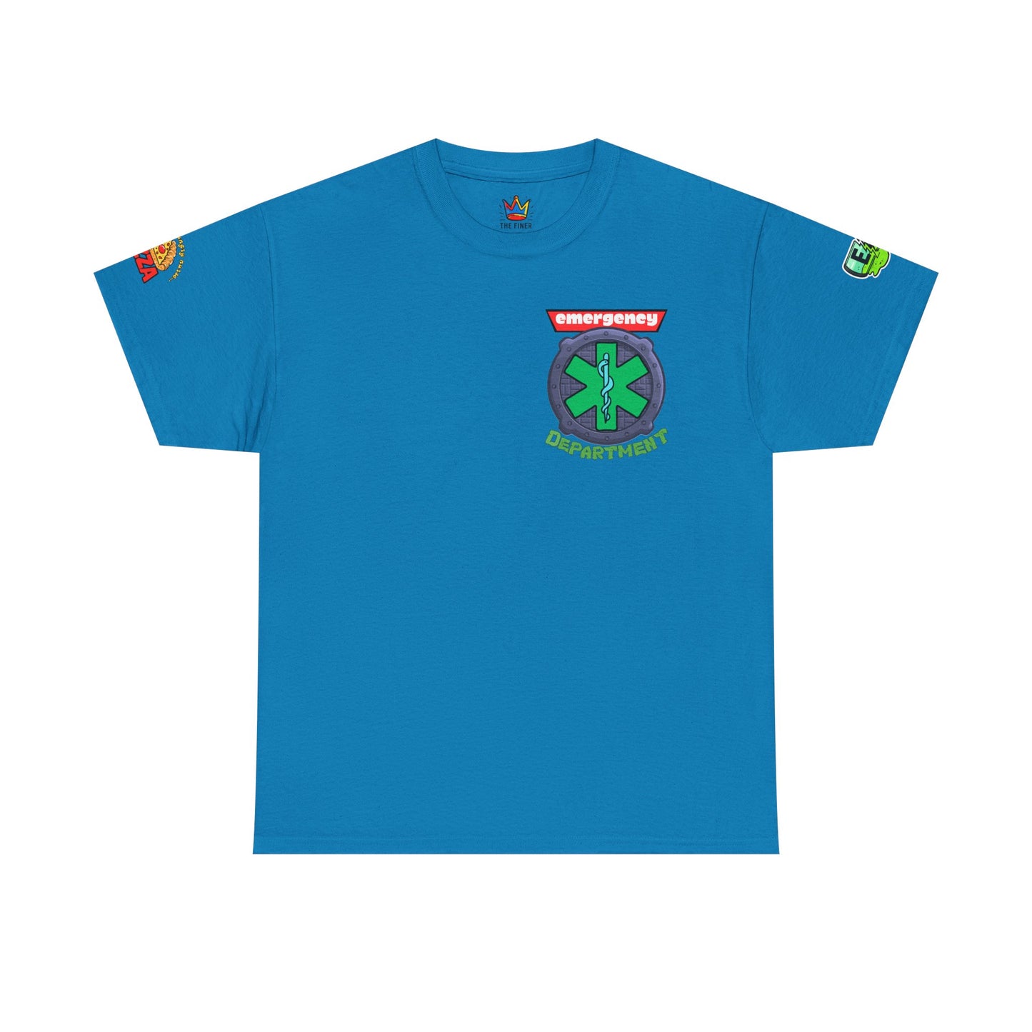 ER staff tee shirt nostalgic turtle power pizza time