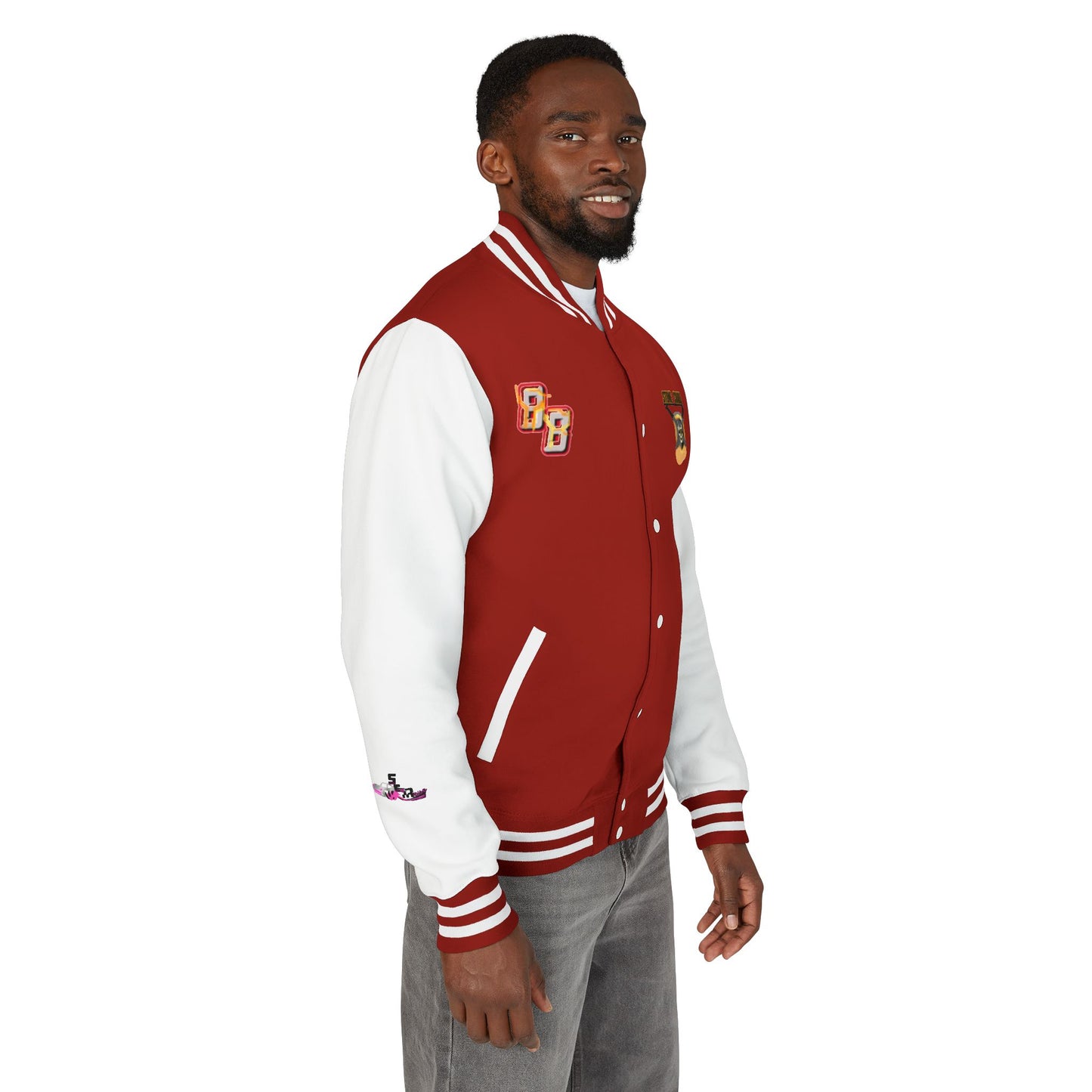 Unisex Heavyweight Letterman Jacket (Stone Cradle)