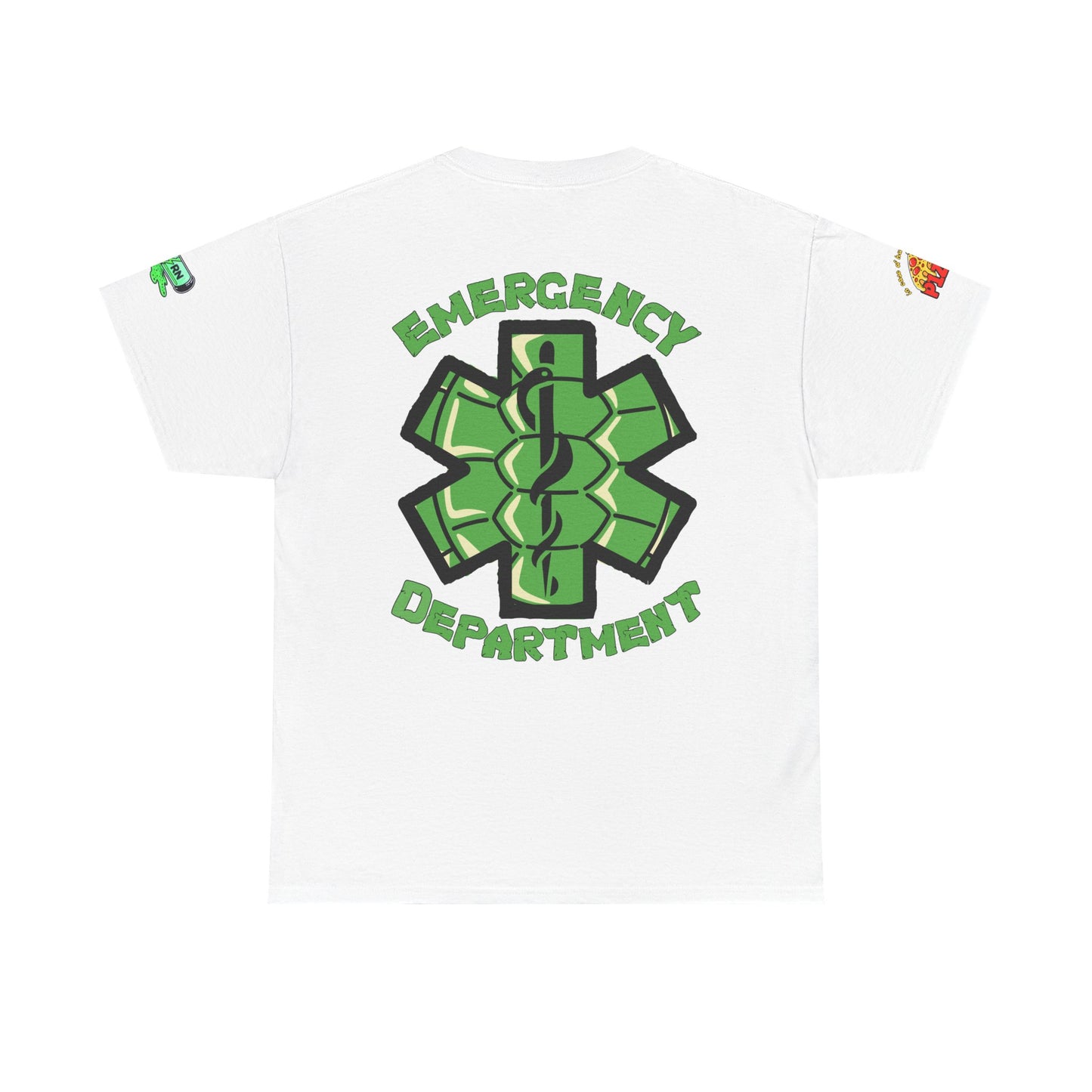 Pizza time, ER RN tee shirt nostalgic turtle power