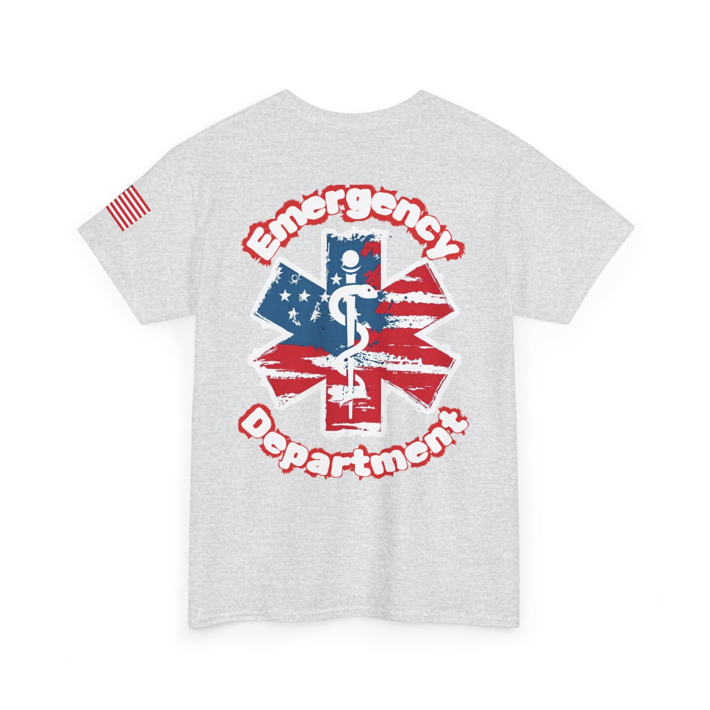 Patriotic Emergency Department T shirt gift for healthcare worker American flag star of life ED t-shirt