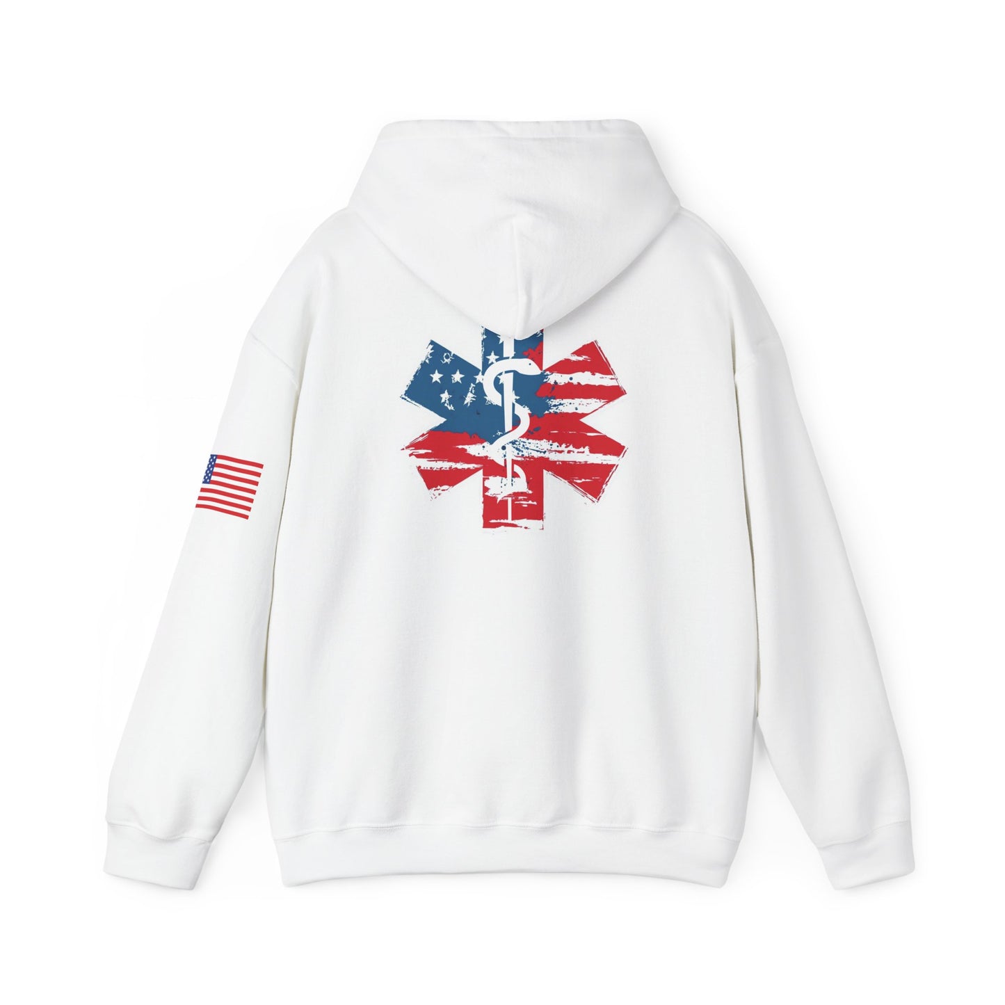 Patriotic RN Hoodie Independence Day gift for nurse Unisex Heavy Blend™ Hooded Sweatshirt