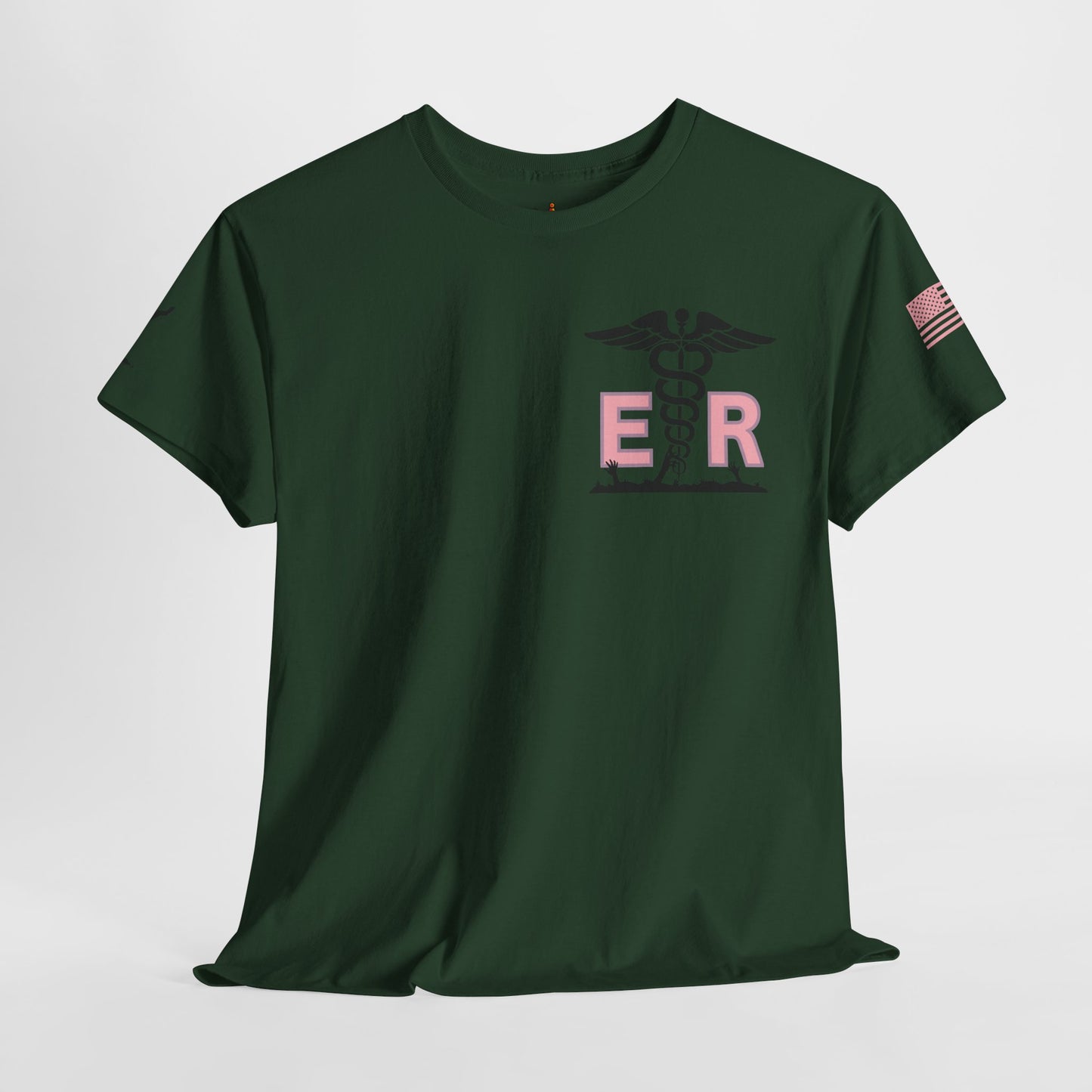ER Halloween strawberry moon Night of the Living Dead t shirt Unisex Heavy Cotton Tee