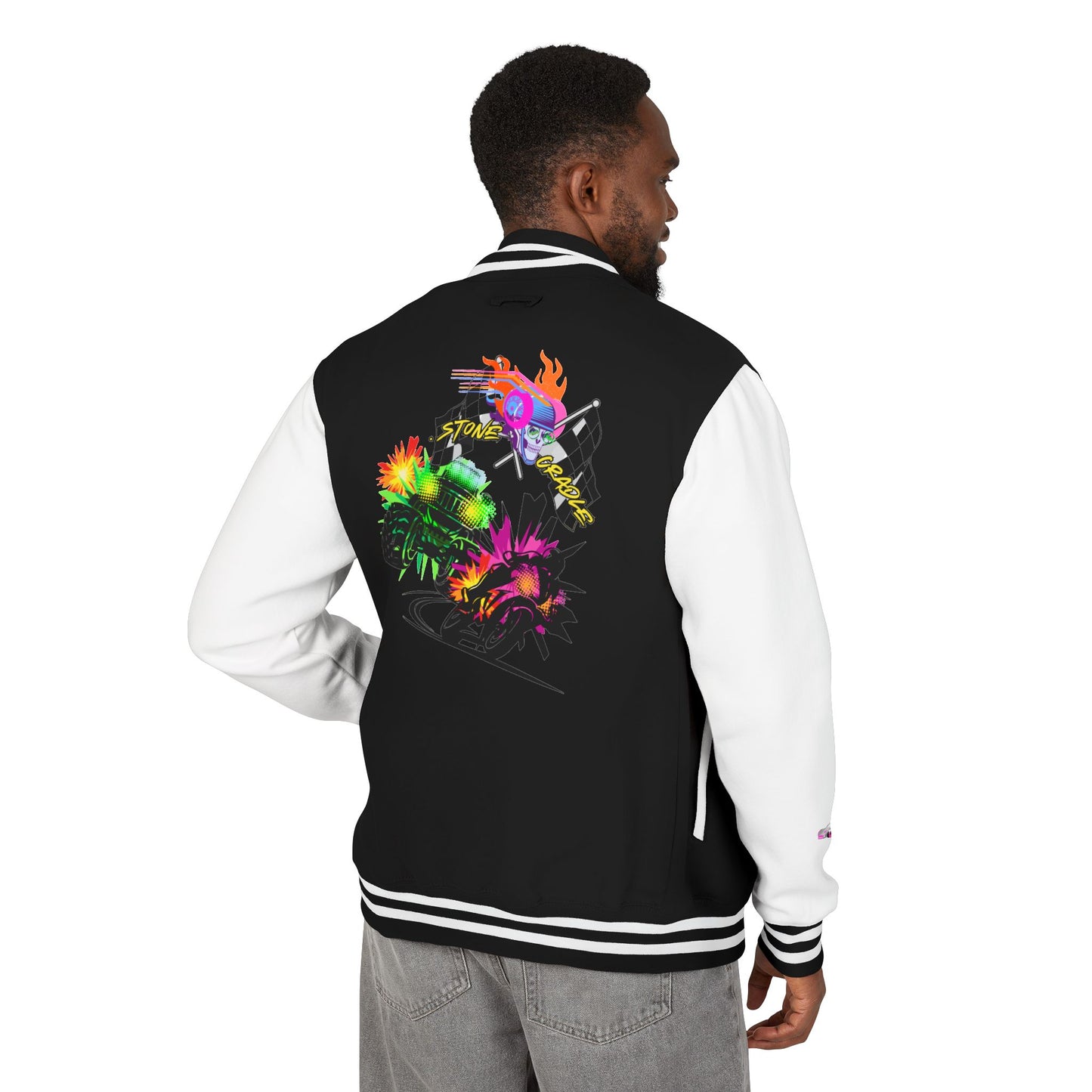 Unisex Heavyweight Letterman Jacket (Stone Cradle)