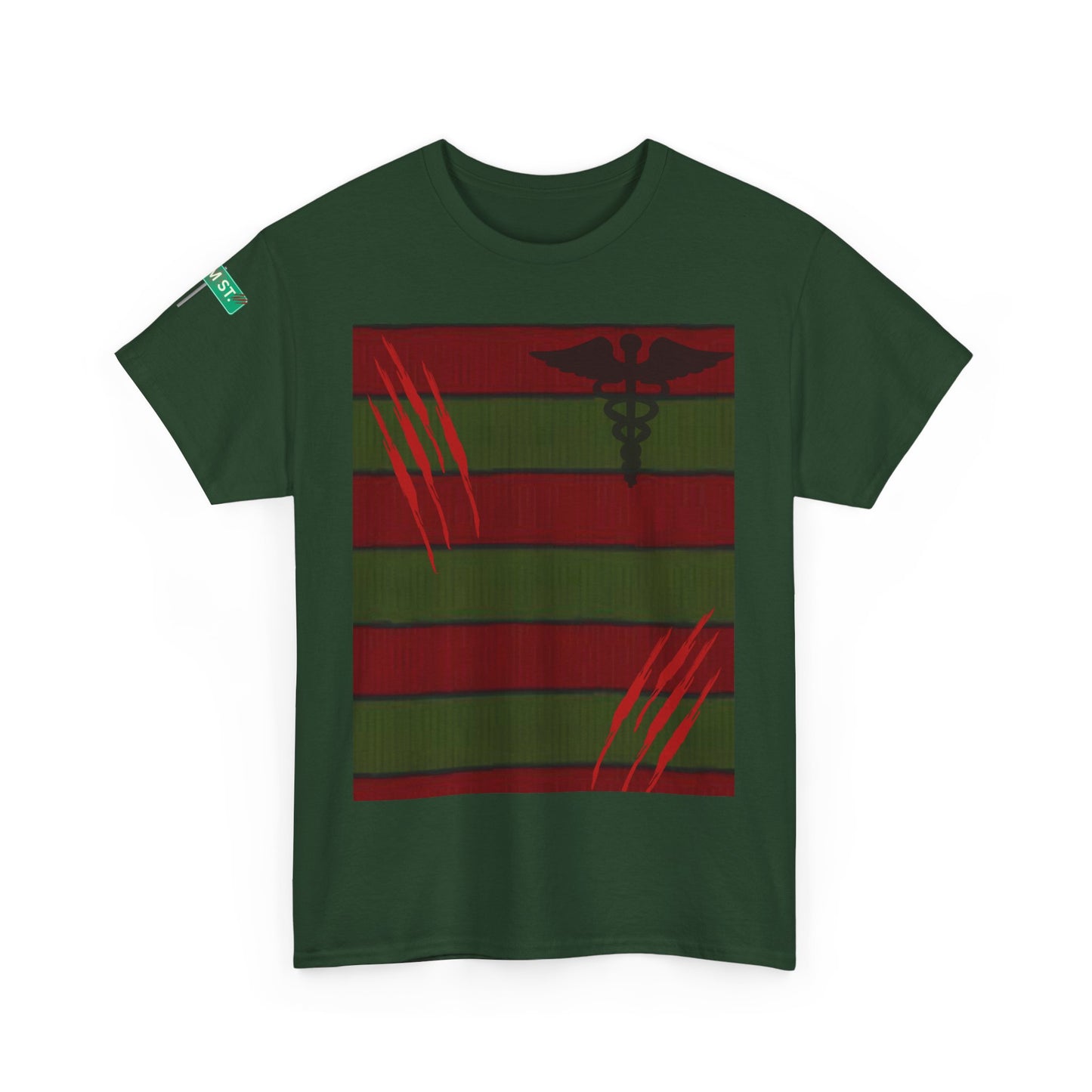 Nightmare on Elm Street ER T Shirt Horror Halloween Shirt for Emergency Department Staff Freddy Krueger Inspired ED Tee Scary Medical Humor