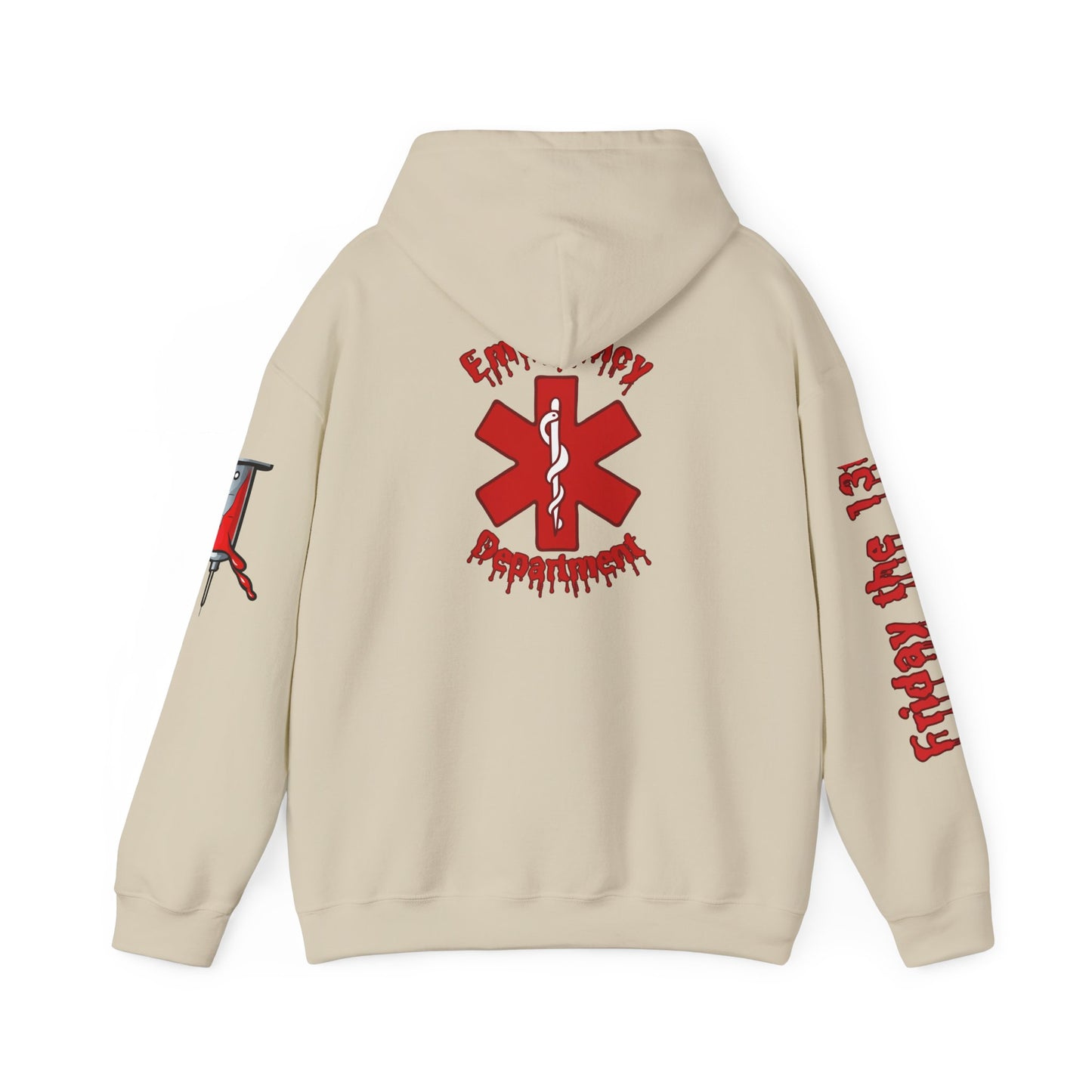 Emergency department RN gift Halloween hoodie Friday the 13th ER RN Hoodie Jason hockey mask