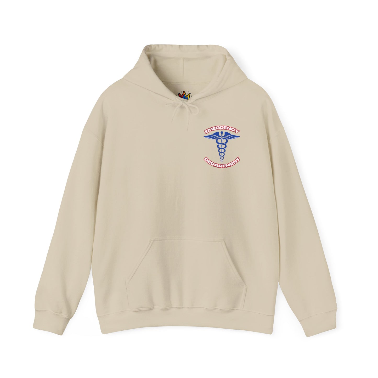 Holiday snowflake emergency department Unisex Heavy Blend™ Hooded Sweatshirt