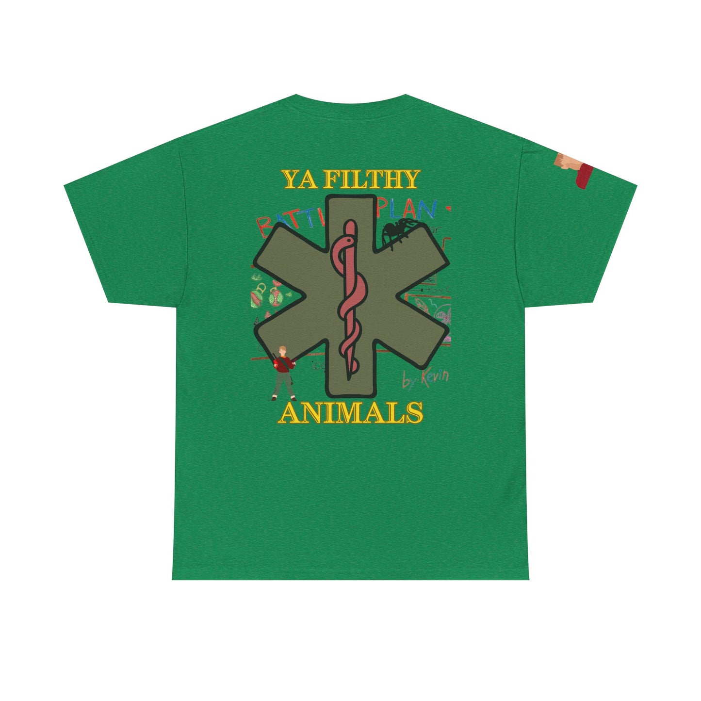 Home alone hospital edition Christmas Unisex Heavy Cotton Tee