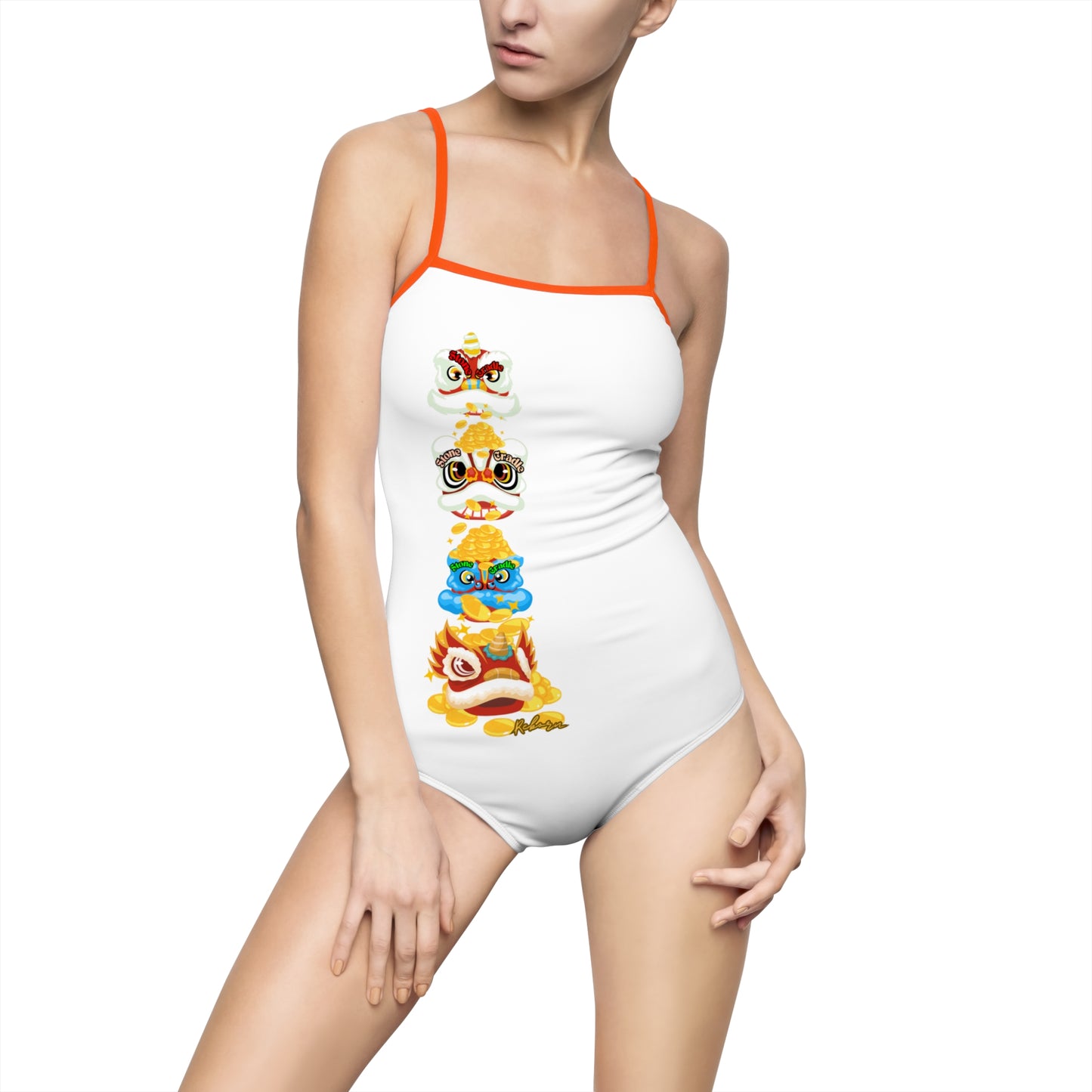 Women's One-piece Swimsuit (Stone Cradle