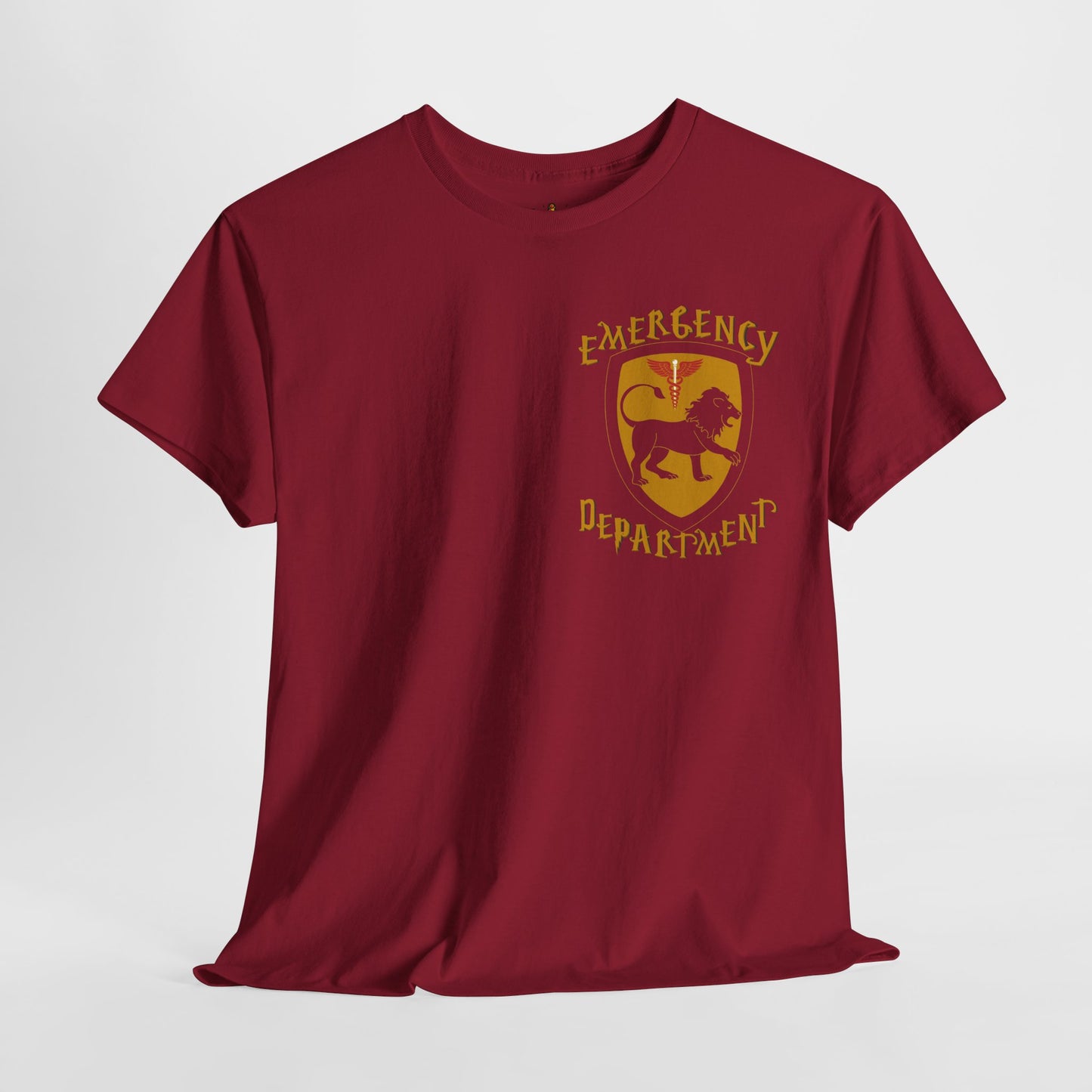 Gryffin Grit – Emergency Department Warrior Tee Emergency Department Crew Tee potter loving healthcare emergency department Unisex Heavy Cotton Tee