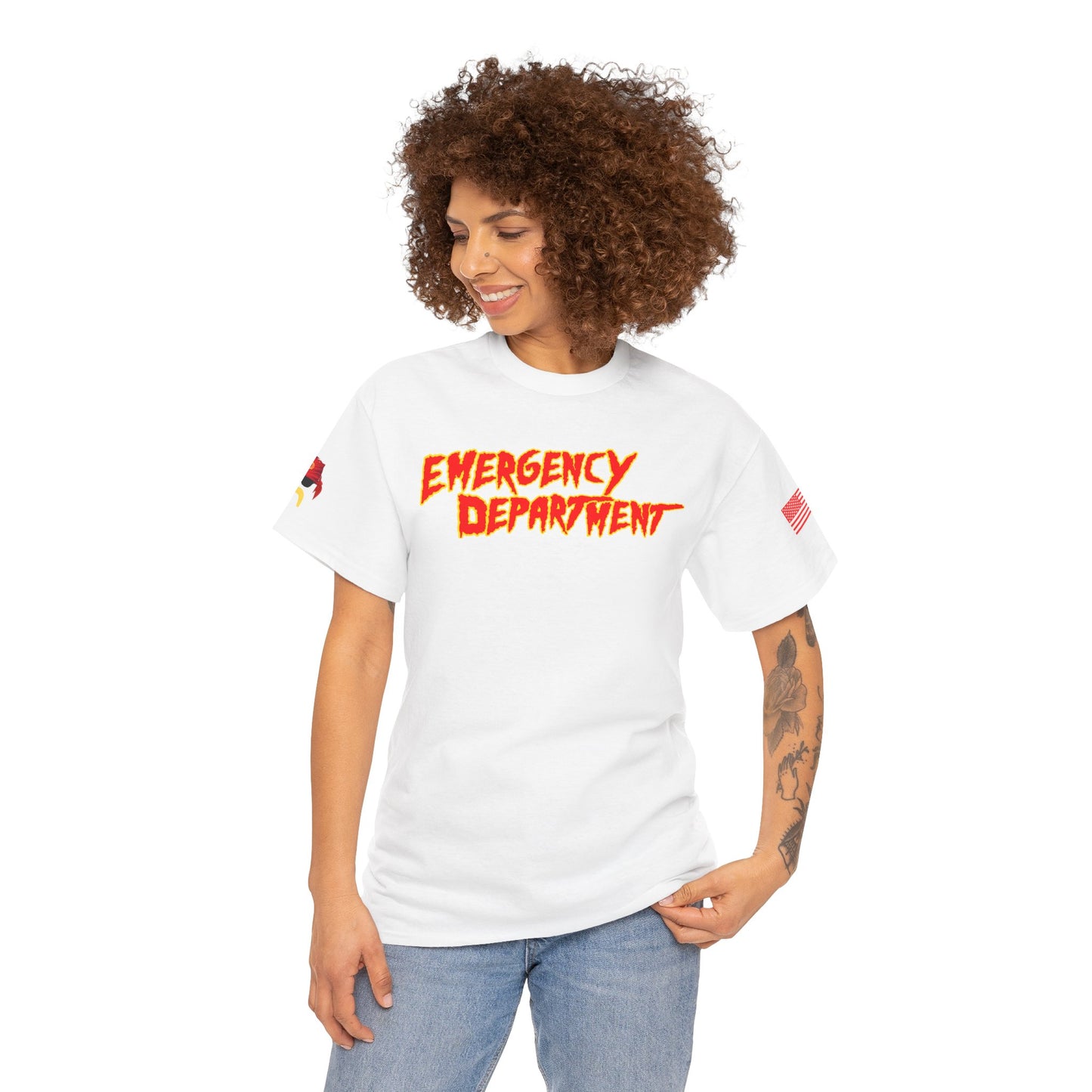 ER Mania Runnin Wild wrestling legend homage Unisex Heavy Cotton Tee