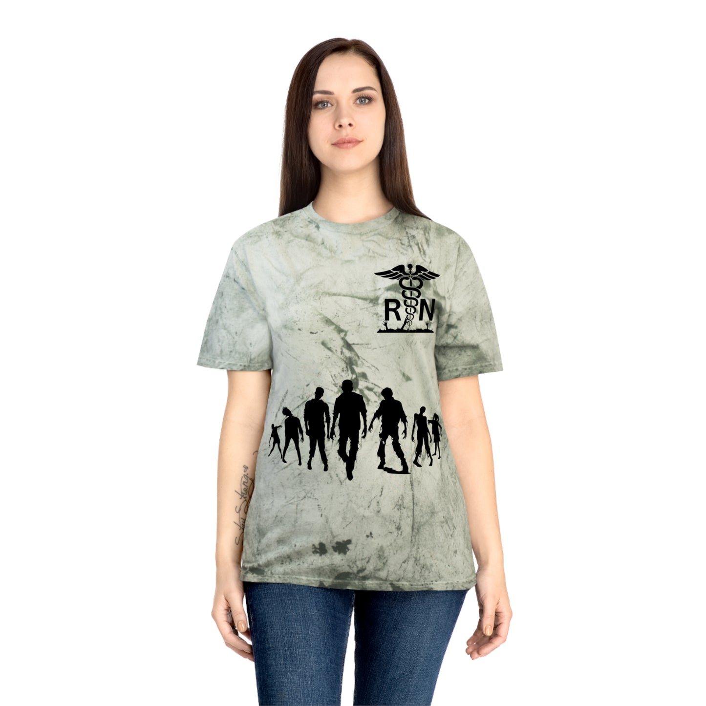 Night of the undead full blood moon zombie horde RN comfort colors Unisex Color Blast T-Shirt
