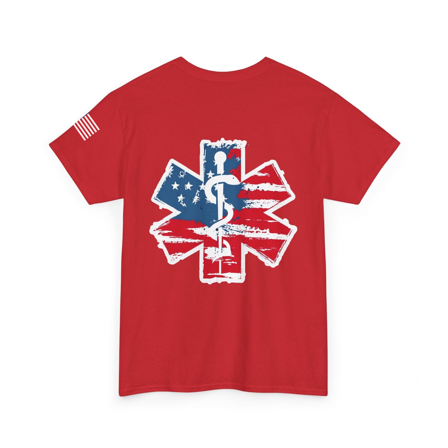 Patriotic healthcare worker t shirt Independence Day gift for healthcare worker Unisex Heavy Cotton Tee