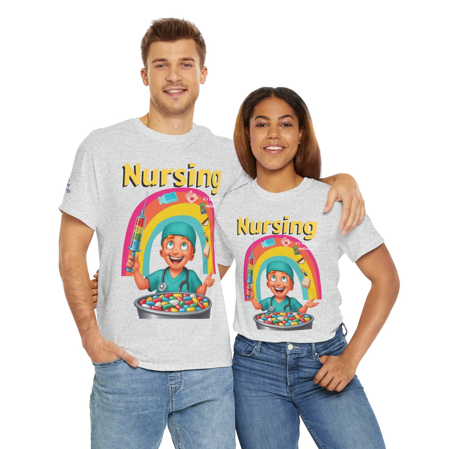 Nursing, it’s tragically malicious breakfast cereal tee Unisex Heavy Cotton Tee