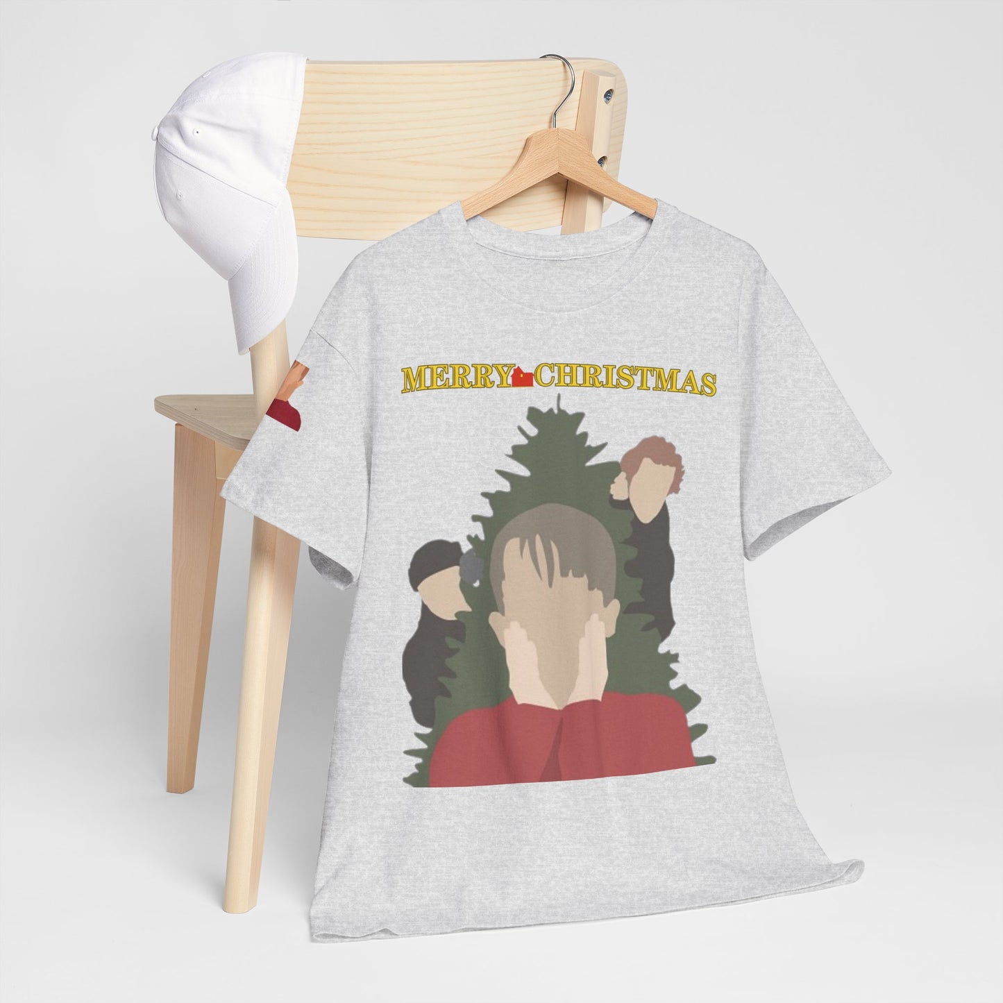 Home alone hospital edition Christmas Unisex Heavy Cotton Tee