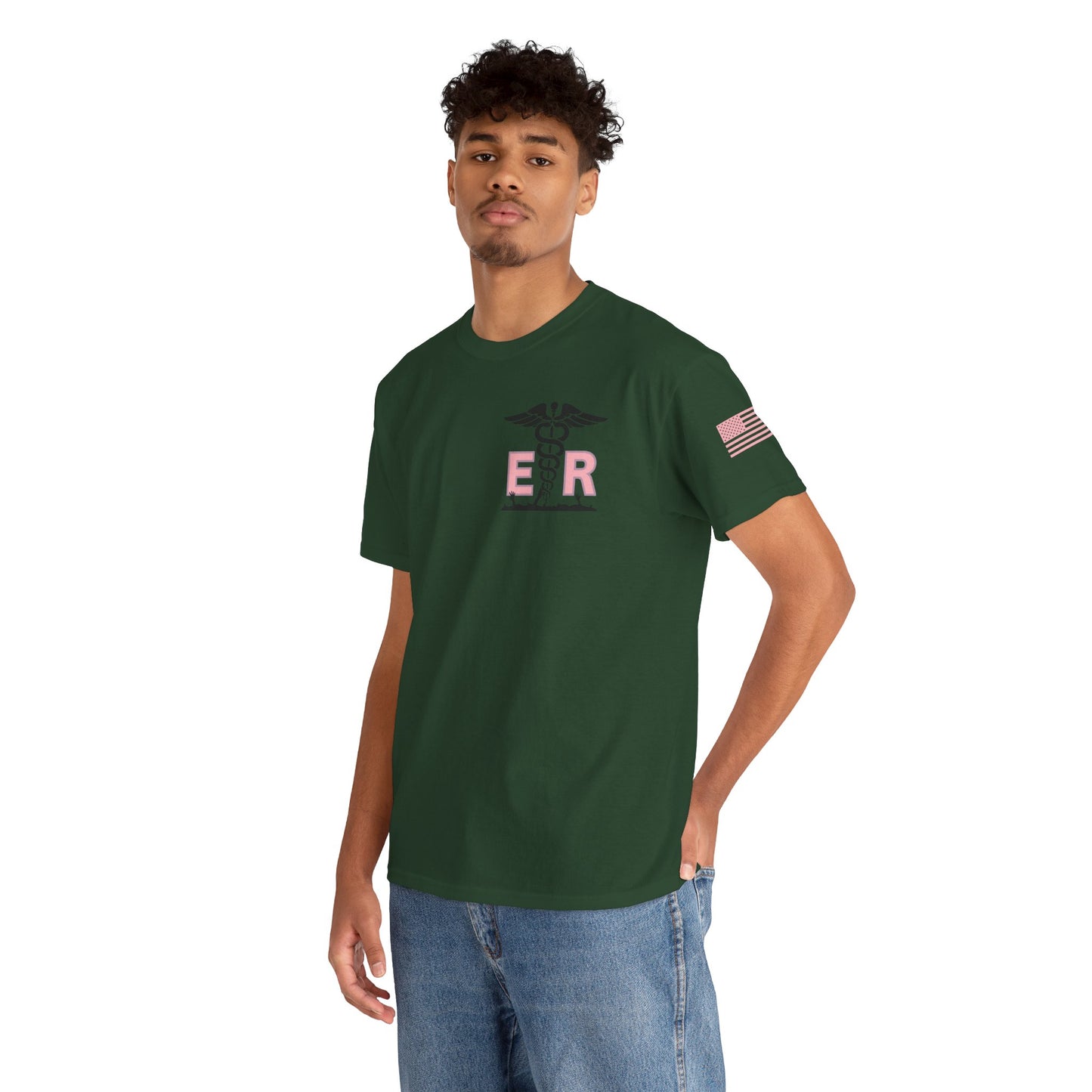ER Halloween strawberry moon Night of the Living Dead t shirt Unisex Heavy Cotton Tee