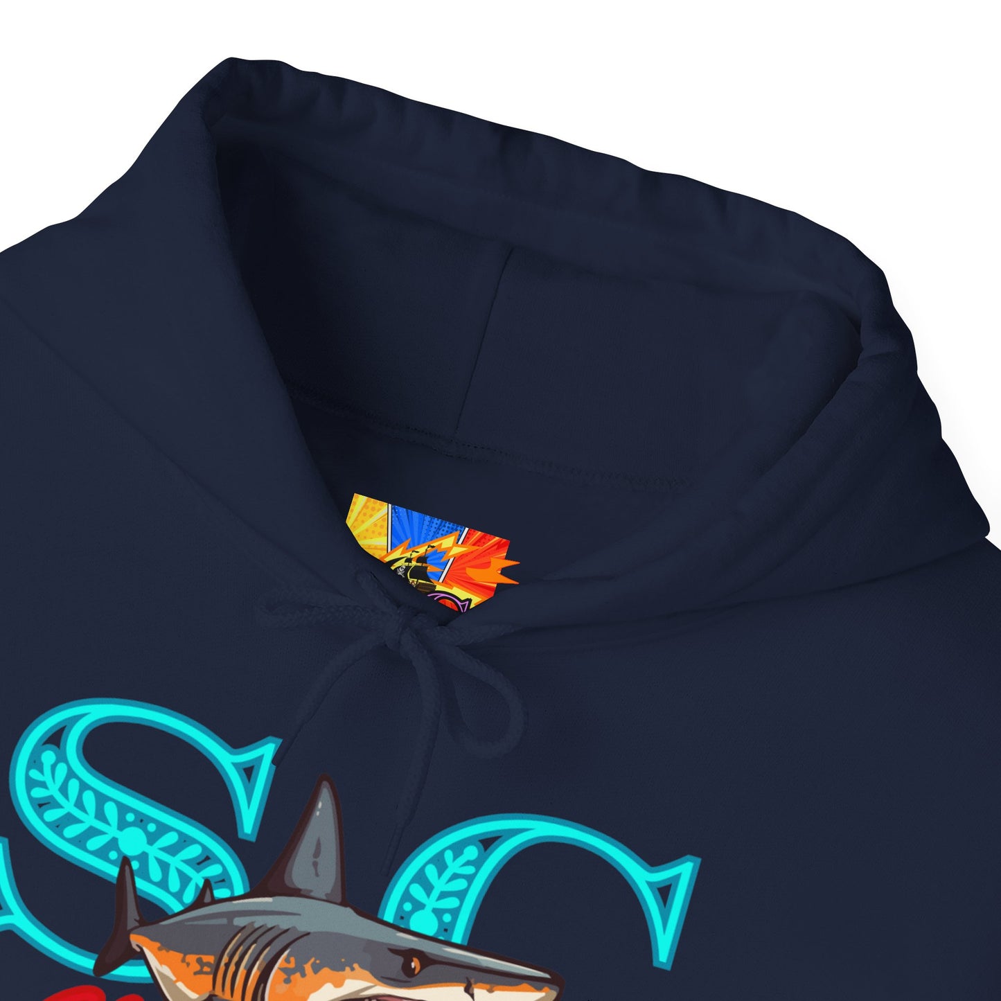 Hooded sweat shirt (stone cradle) stranded line