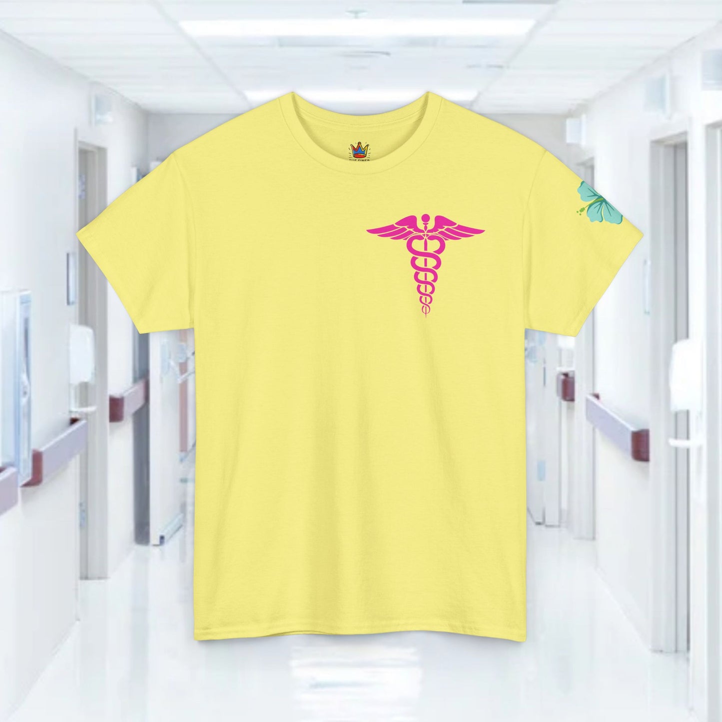 Copy of Summertime RN Hawaiian themed t shirt gift for nurses week floral RN shirt tropical themed RN healthcare worker gift t shirt