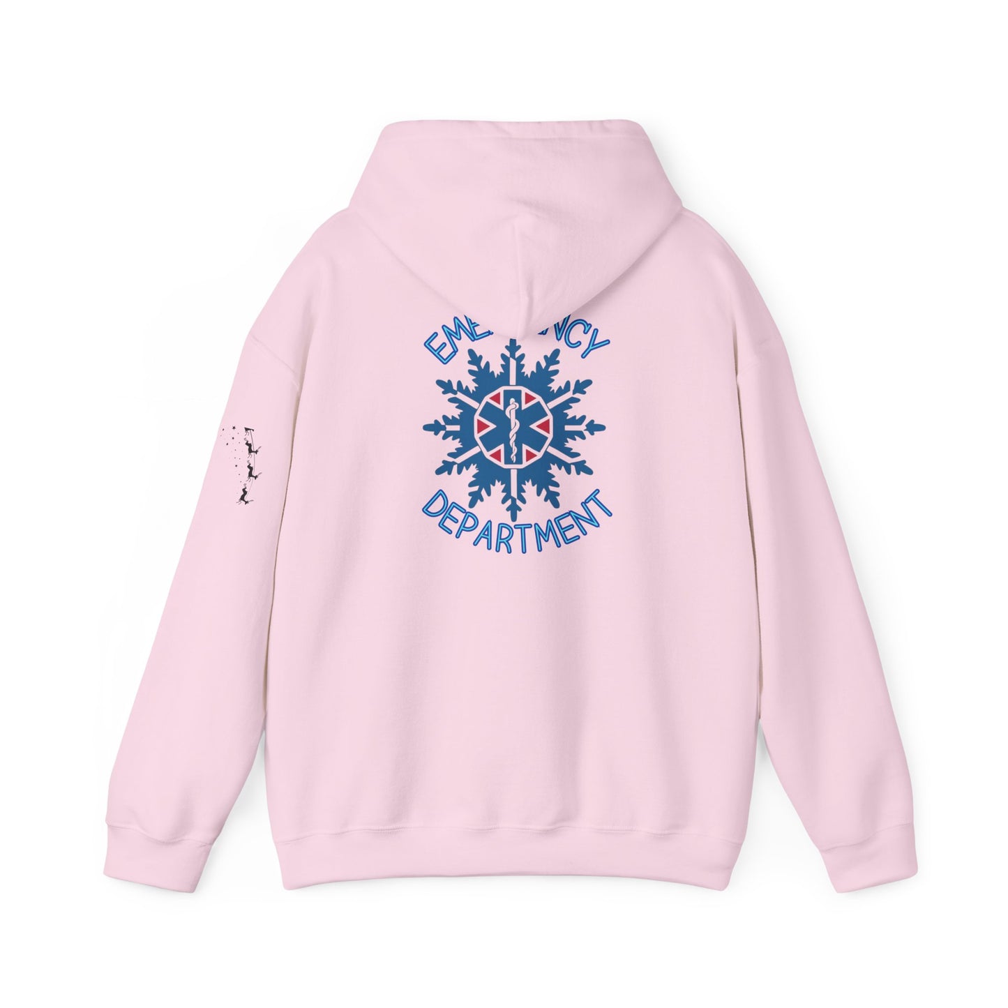 Holiday snowflake emergency department Unisex Heavy Blend™ Hooded Sweatshirt
