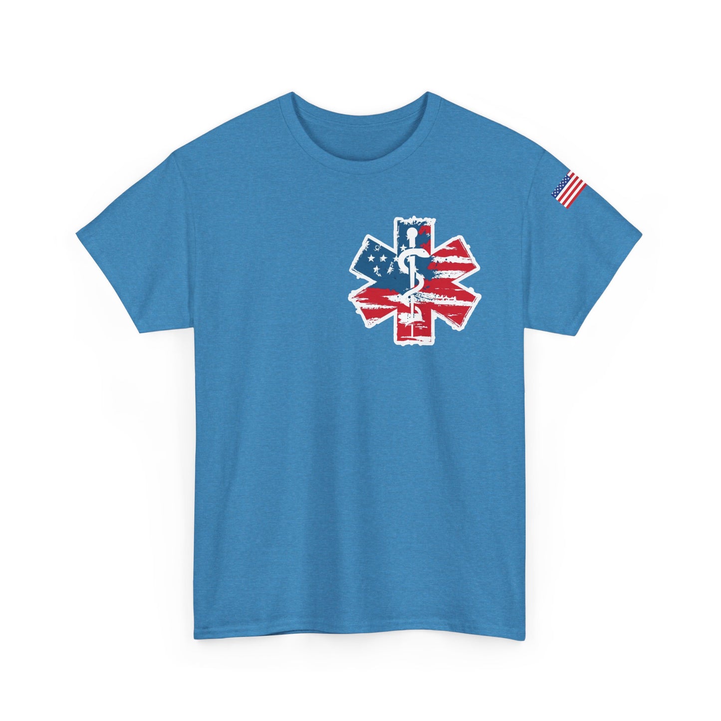Patriotic nursing gift t shirt Unisex Heavy Cotton Tee
