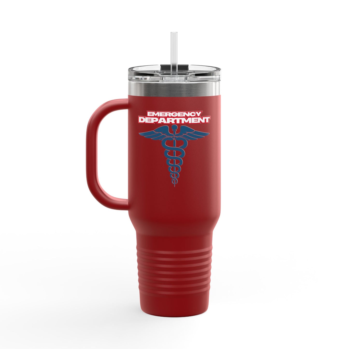 Patriotic Emergency Department Star of Life Insulated Travel Mug, 40oz gift